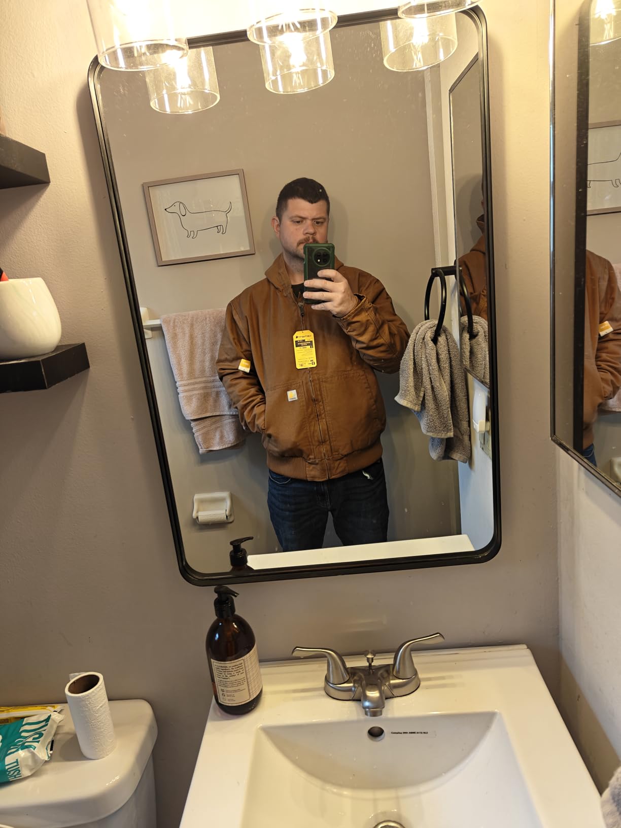Carhartt Men's Washed Duck Active Jac customer photo 2