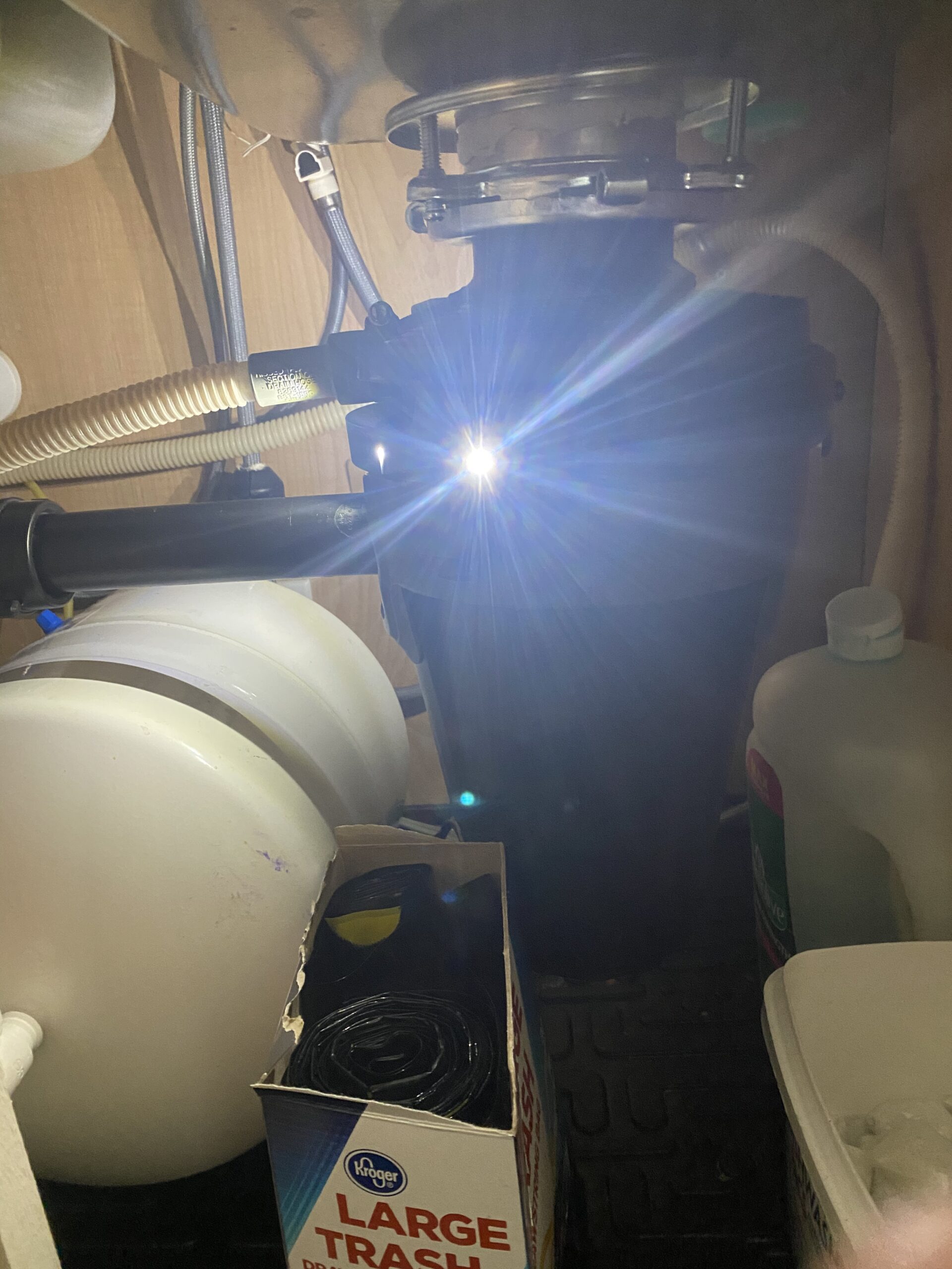 Moen Chef Series 1 HP Continuous Feed Lighted Garbage Disposal with Sound Reduction for Under Sink, Power Cord Included, EXL100C customer photo 1