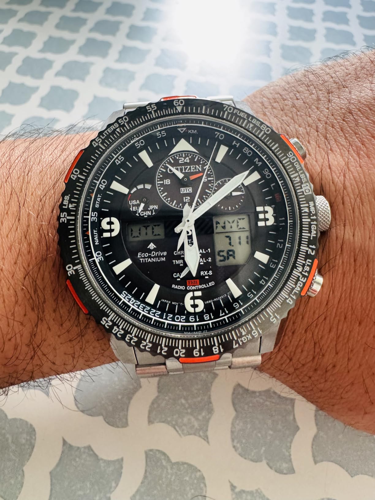 Citizen Men's Promaster Air Skyhawk Eco-Drive Pilot Watch customer photo 1