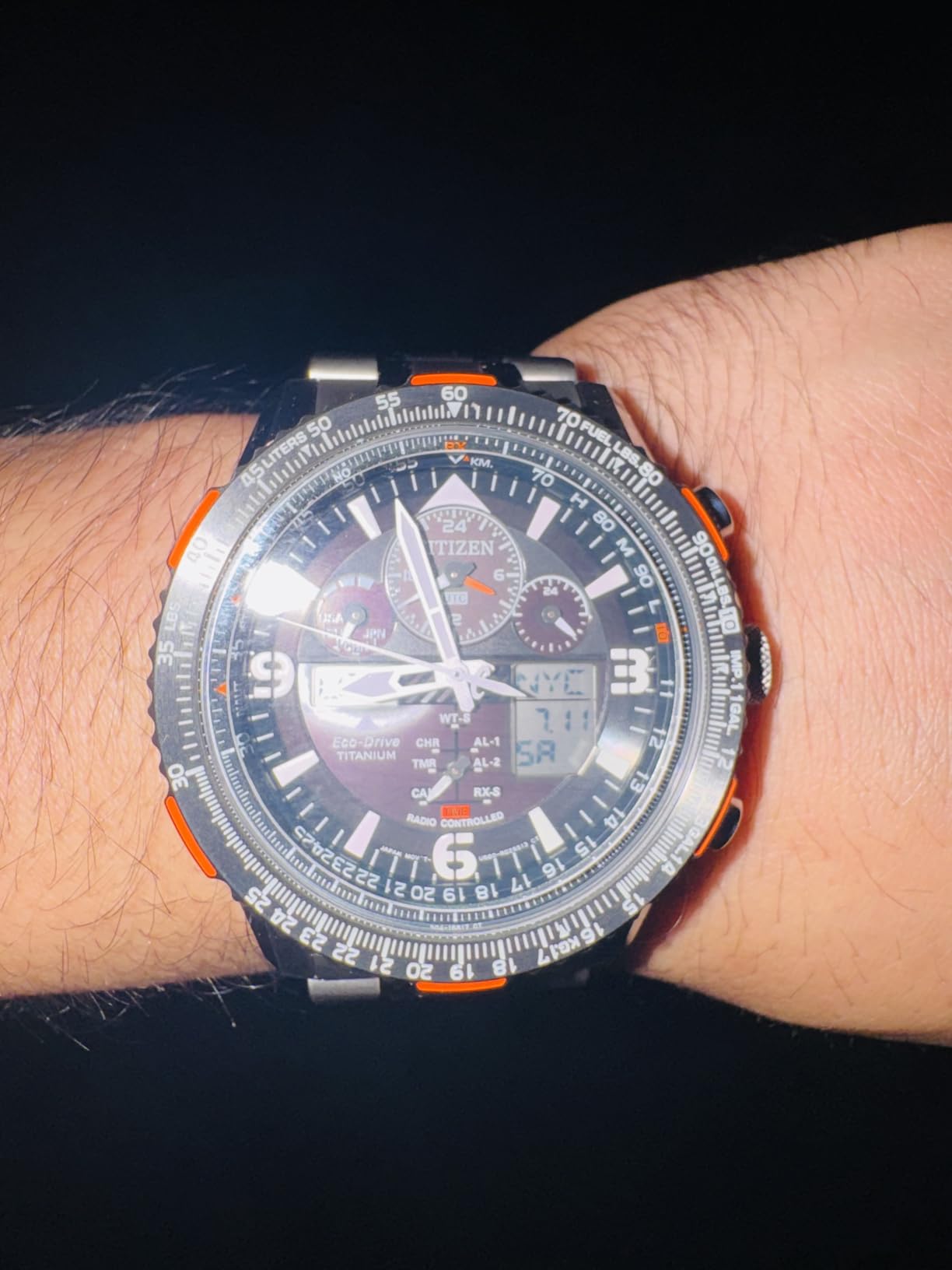 Citizen Men's Promaster Air Skyhawk Eco-Drive Pilot Watch customer photo 2