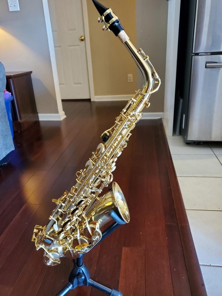 Eastar Tenor Saxophone, B Flat Golden Lacquer Beginner Kit with Cleaning Cloth, Case, Mouthpiece, Neck Strap, Reeds, TS-Ⅱ customer photo 1