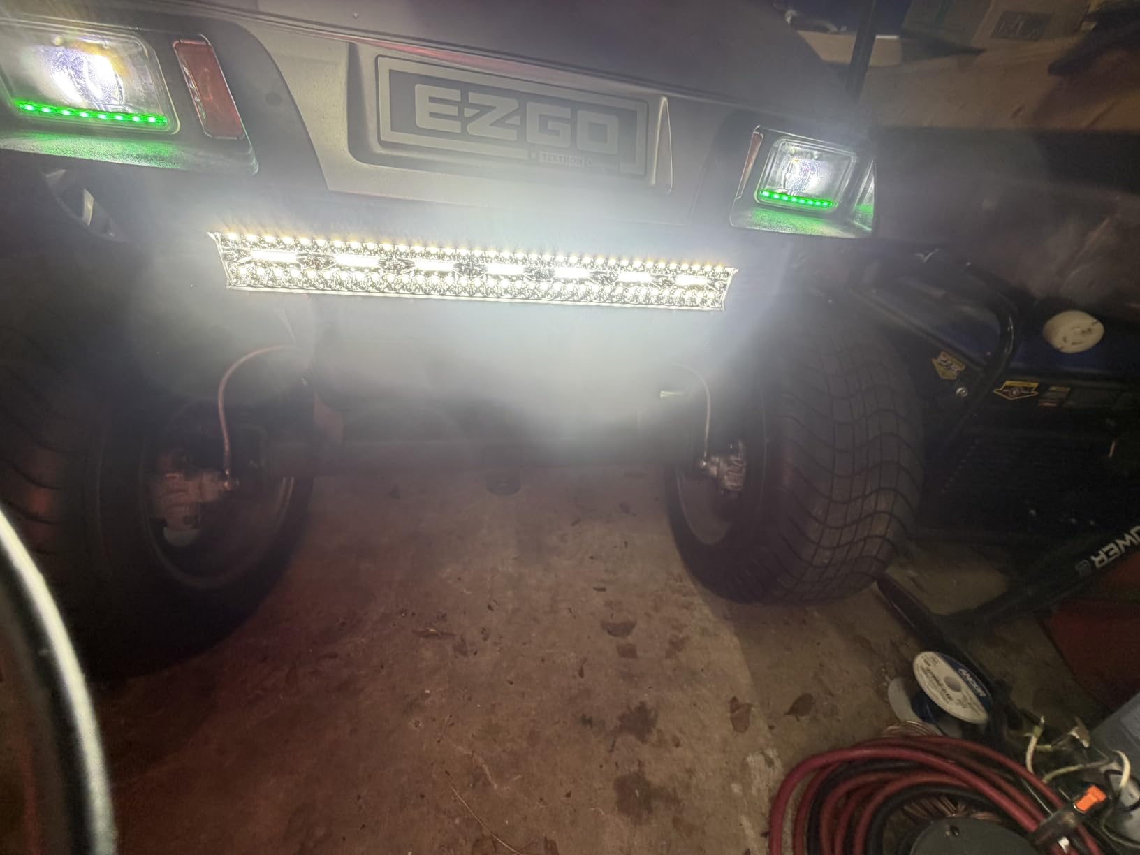 Nilight LED Light Bar 20Inch 420W Flood Spot Combo Triple Row Driving Lamp Roof Bumper Off Road LED Work Lights Pods for Van Camper Wagon Car Pickup Golf Cart ATV UTV SUV Truck Boat 4x4 customer photo 1