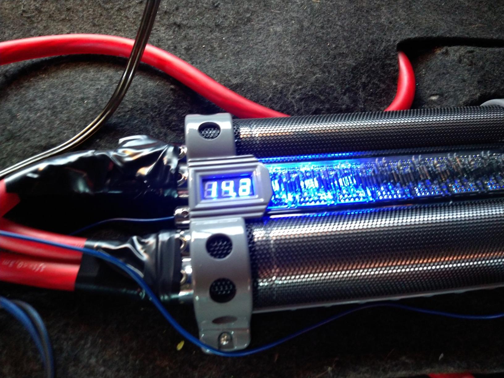 Rockville RFC50F v2 50 Farad Car Audio Capacitor, 3-Digit Super Bright Blue LED Voltage Display customer photo 2