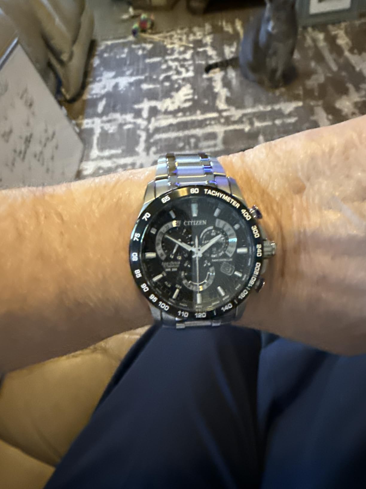 Citizen Men's Eco-Drive Sport Luxury PCAT Chronograph Watch customer photo 1