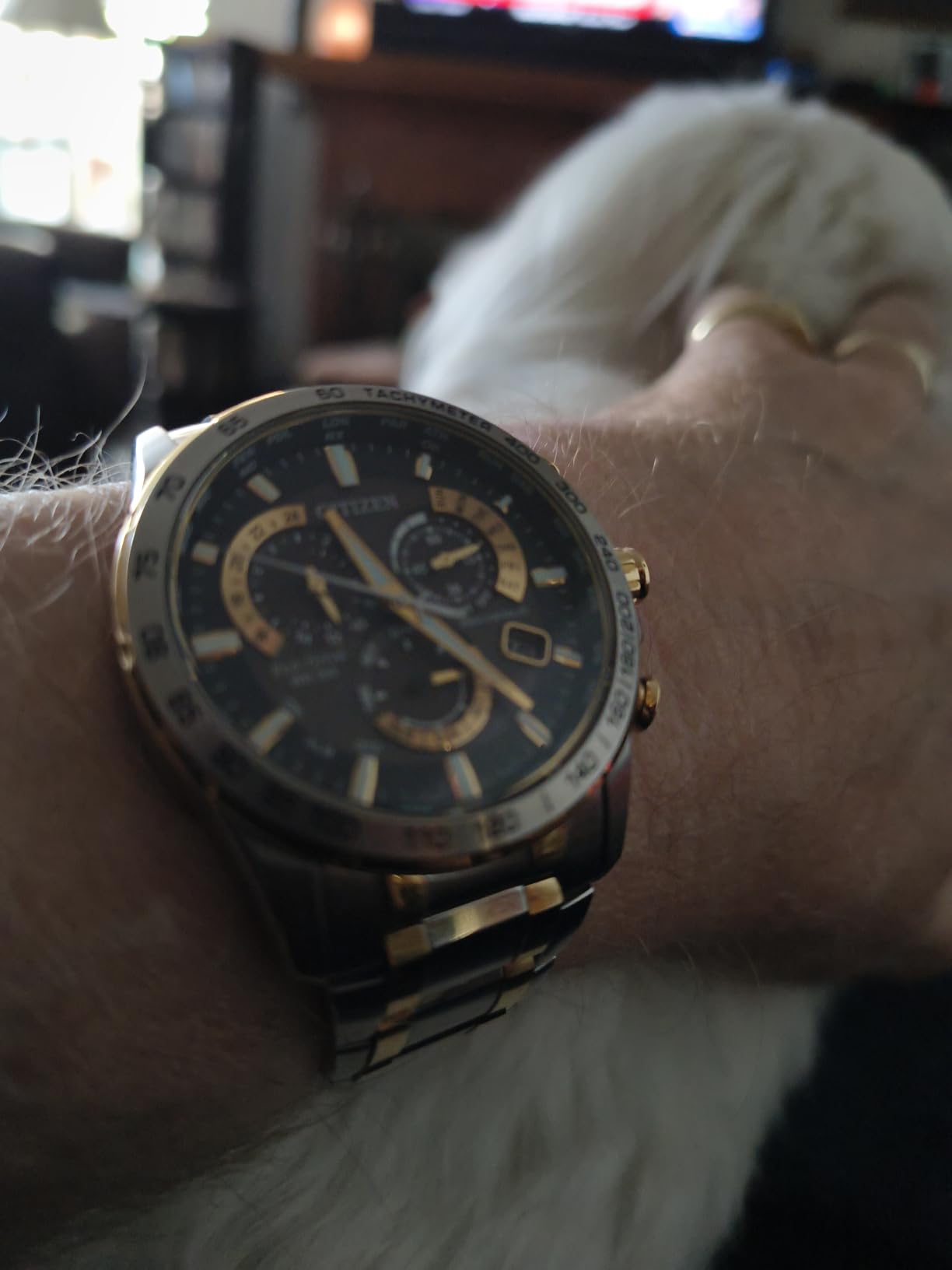 Citizen Men's Eco-Drive Sport Luxury PCAT Chronograph Watch customer photo 2