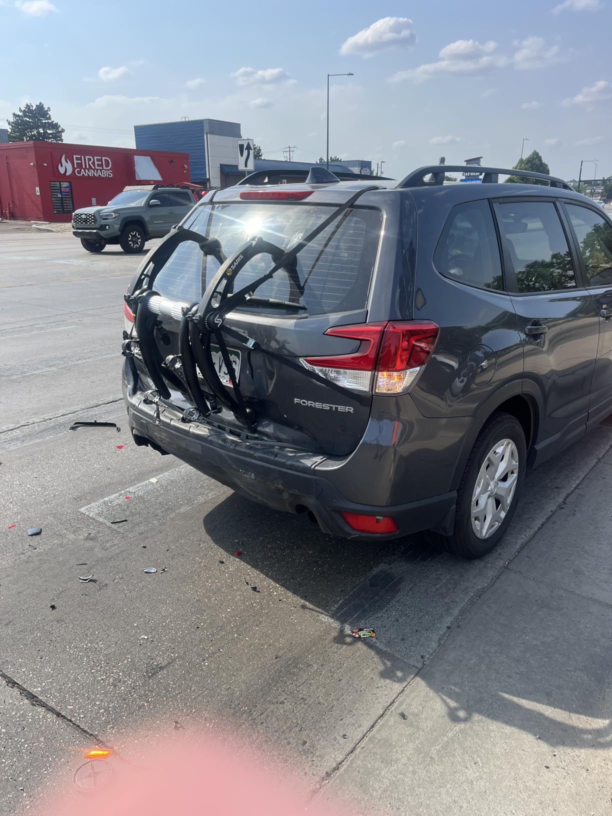 Saris Bones EX 2-Bike Trunk Rack Bicycle Carrier, Durable, Rust-Free, Anti-Sway Straps, Made in USA customer photo 1