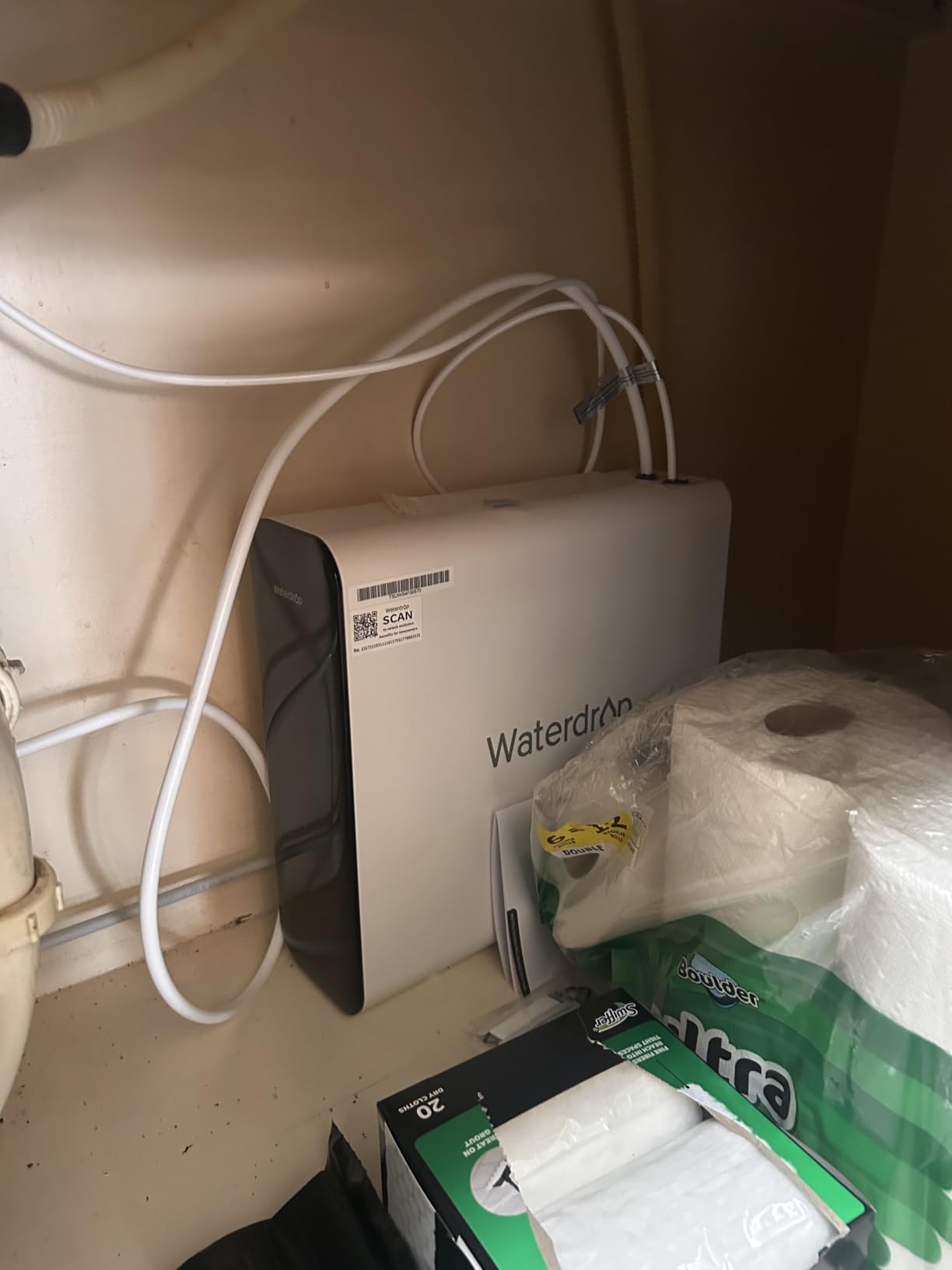 Waterdrop TSU 0.01 Micron Ultra Filtration Under Sink Water Filter System, 3-Stage Tankless with Faucet, Smart Panel, Not Lower TDS customer photo 2