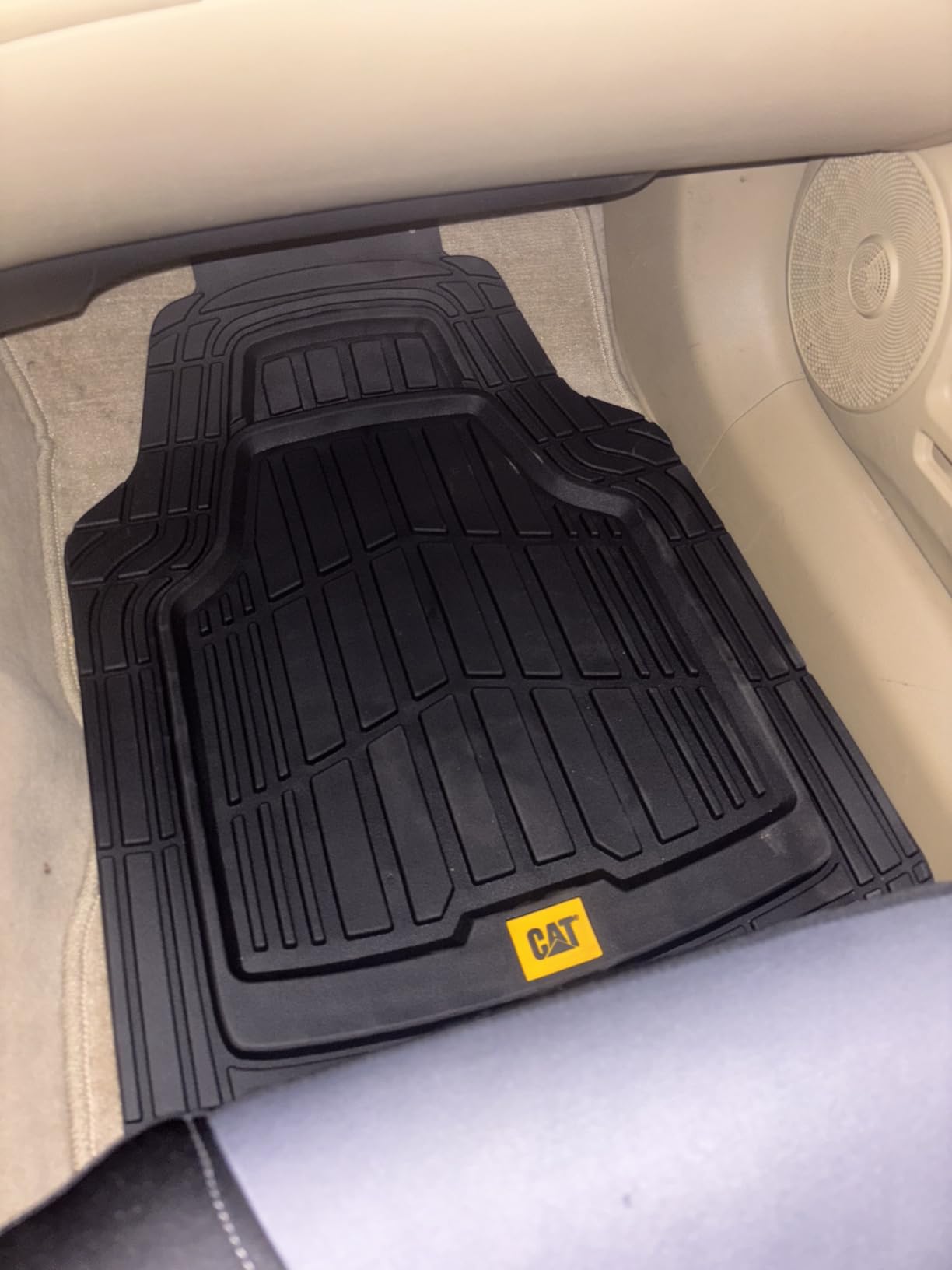 CAT ToughRide Heavy-Duty 4 Piece Black Floor Mats for Cars - Trim to Fit All-Weather Rubber Car Mats Full Set - Truck Mats & Cars Floor Mats - Interior Accessories for SUVs & Car Rug Protection customer photo 1