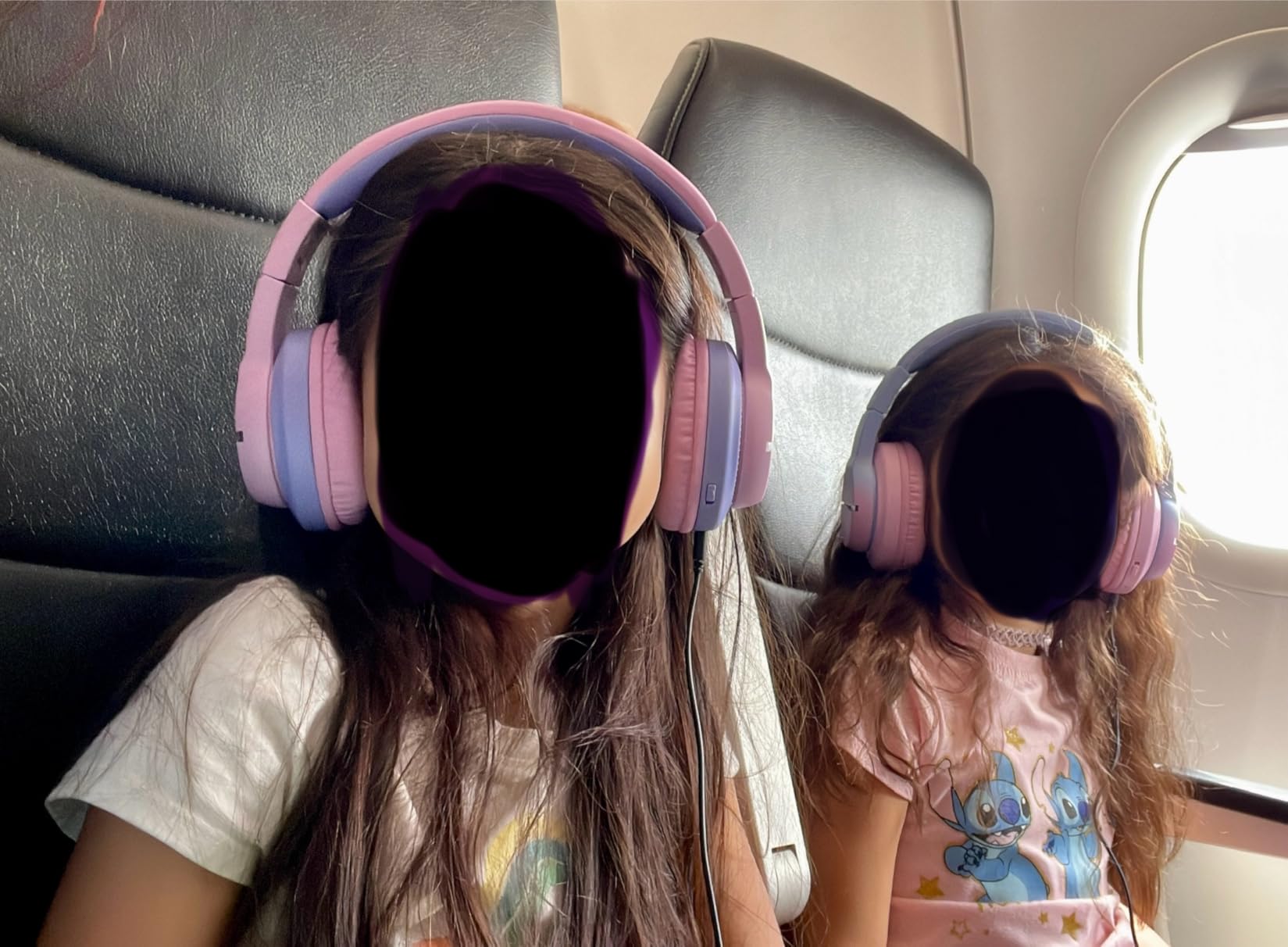 iClever BTH12 Kids Bluetooth Headphones, Colorful LED Lights, 74/85dBA Safe Volume, 85H Playtime, Fast Charging, Bluetooth 5.2, Over Ear, Built-in Mic for iPad/Tablet/Airplane, Blue customer photo 2