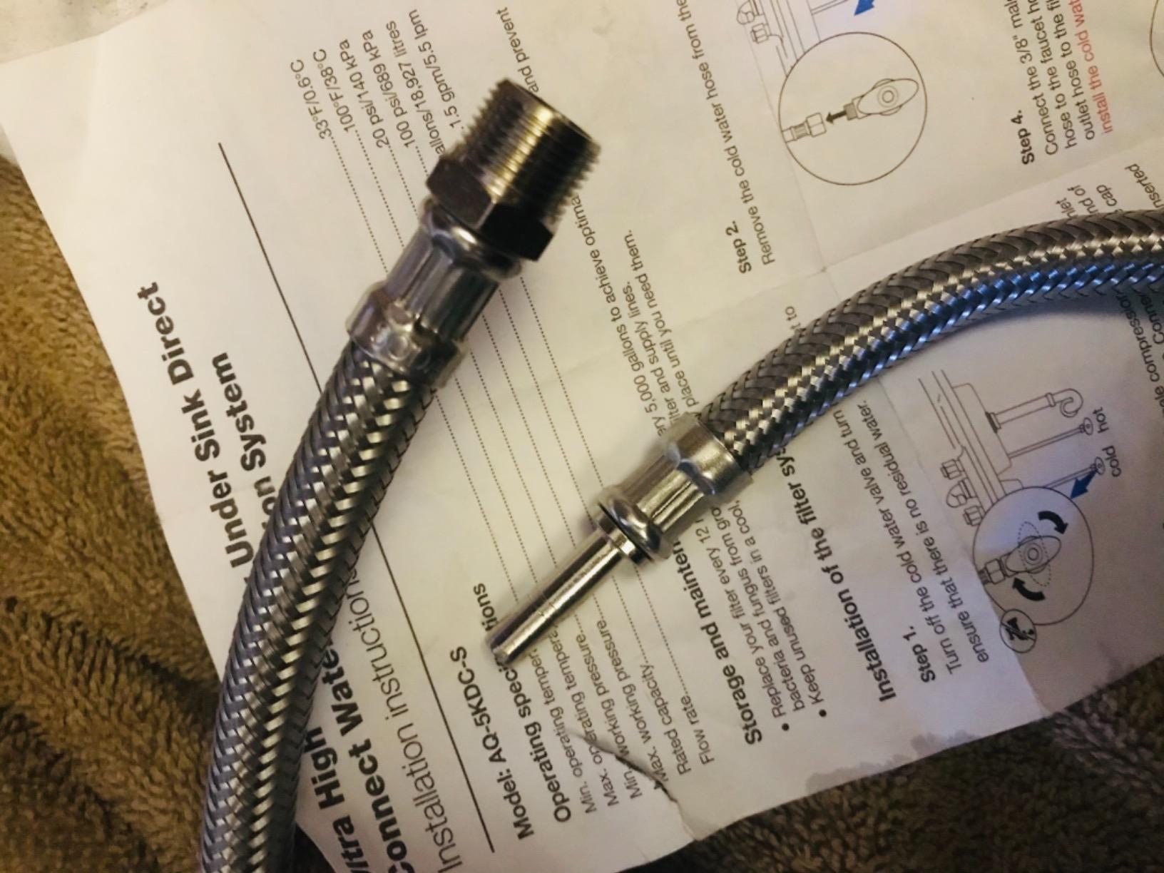 AQUA CREST 5KDC Under Sink Water Filter System, Direct Connect, NSF/ANSI Tested, Reduces PFAS, PFOA/PFOS, Chlorine, 5K Gallons Ultra High Capacity customer photo 1