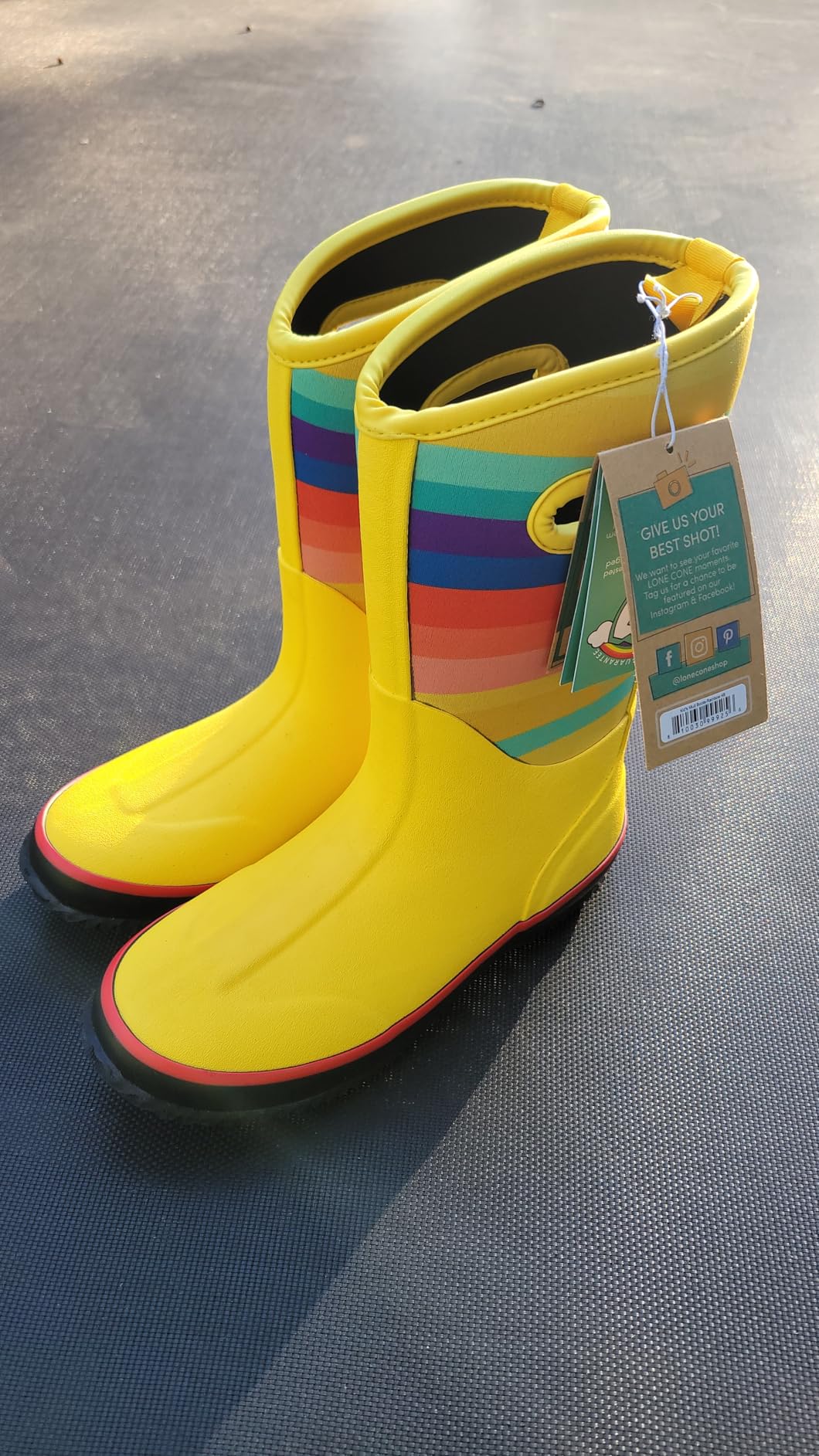 Lone Cone Insulating All Weather Kids Mud Boots for Boys & Girls - Waterproof Toddler Snow Boots - Warm Neoprene Boots for Kids customer photo 1
