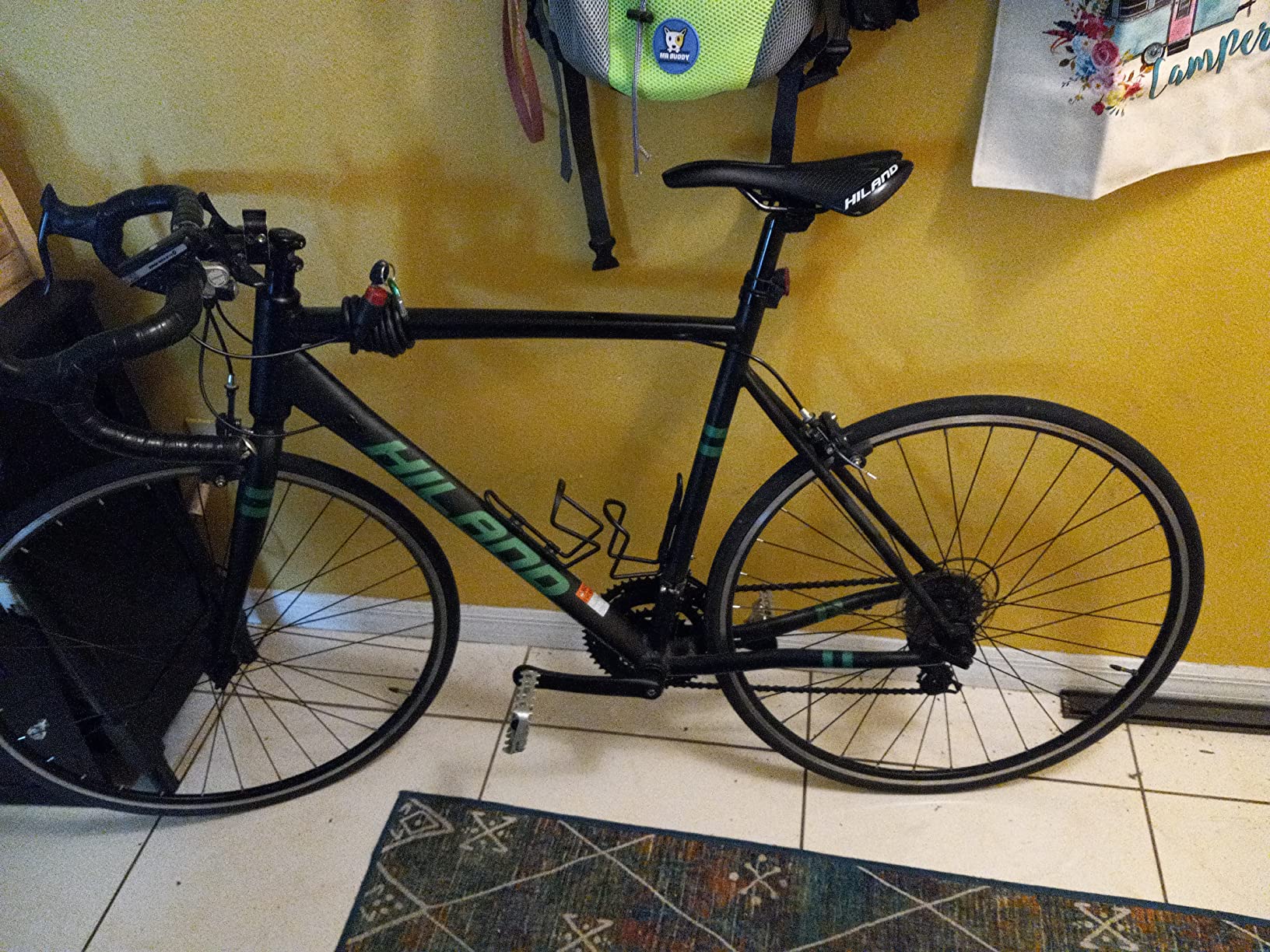 HILAND Adult Road Bike 700c Racing Bike with 14 Speeds, Aluminum Frame, Caliper Brake, City Commuter Bicycle for Women Men customer photo 1