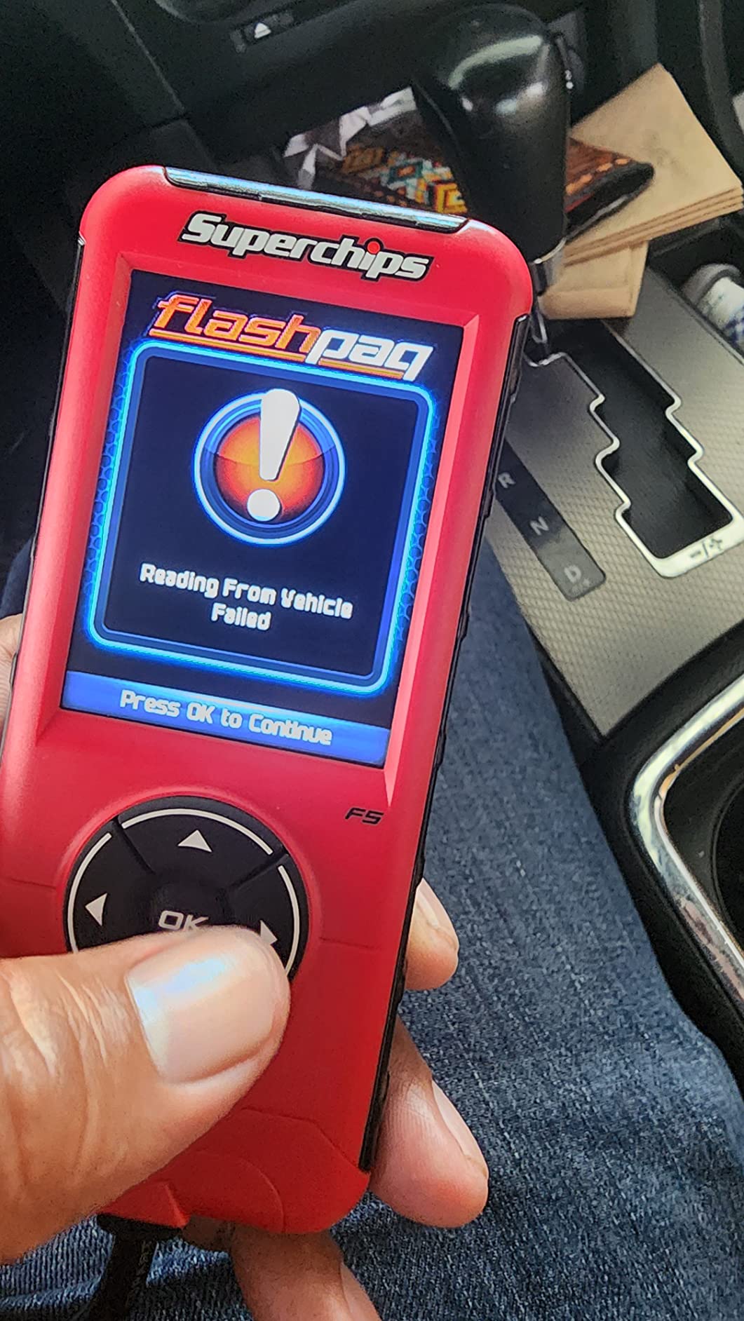 NEW SUPERCHIPS FLASHPAQ F5 IN-CAB TUNER, HEMI GASOLINE & 5.9L/6.7L CUMMINS DIESEL, COMPATIBLE WITH 1998-2014 DODGE RAM & CHRYSLER VEHICLES customer photo 1