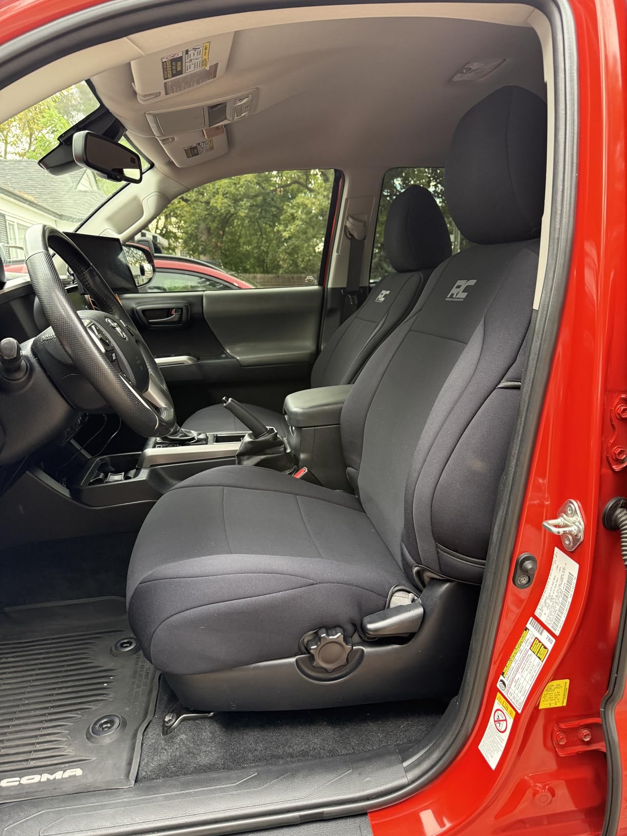 Rough Country Neoprene Seat Covers for Toyota Tacoma (2016-2023) - Waterproof, UV Resistant, Foam Padded, F/R Seat Cover Set customer photo 2