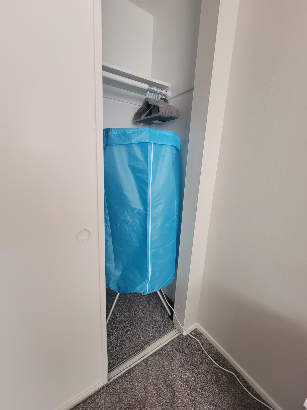 COSTWAY Portable Clothes Dryer, Ventless Laundry Dryer, Hot Drying Machine with Heater for Home & Dorms customer photo 1