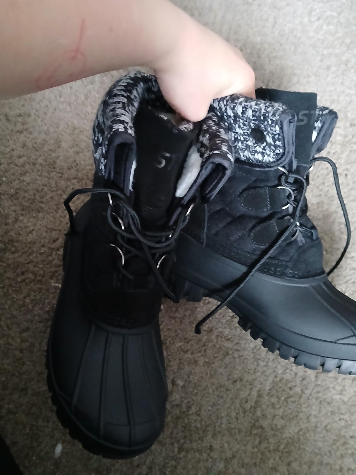 STQ Women's Winter Duck Boots Waterproof Cold Weather Snow Boots customer photo 2