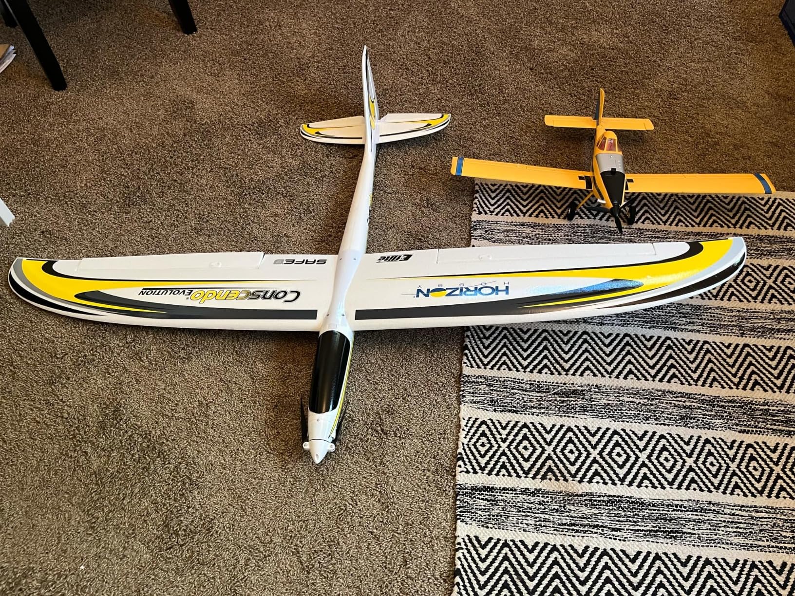 RC Airplane Conscendo Evolution 1.5m BNF Basic Transmitter Battery and Charger Not Included with Safe Select EFL01650 customer photo 1