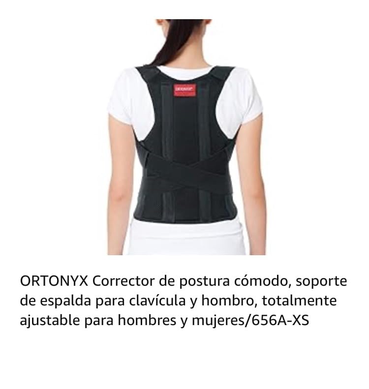 ORTONYX Comfort Back Brace Posture Corrector for Men and Woman, Shoulder Clavicle Thoracic Support/M customer photo 1