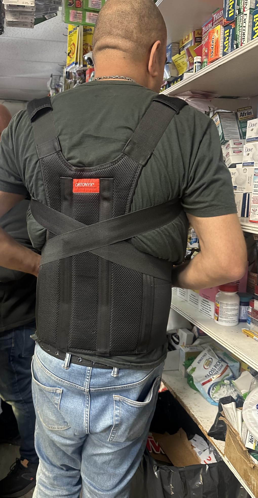 ORTONYX Comfort Back Brace Posture Corrector for Men and Woman, Shoulder Clavicle Thoracic Support/M customer photo 2
