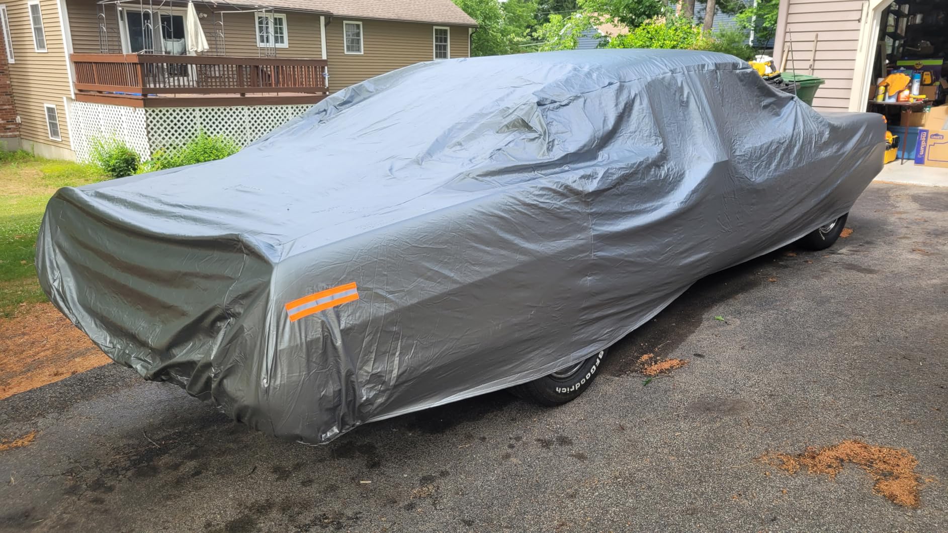 Motor Trend SafeKeeper Heavy Duty Car Cover Waterproof All Weather - Multi-Layered Truck SUV Car Cover for Snow Rain Sun UV Protection (Fits up to 210