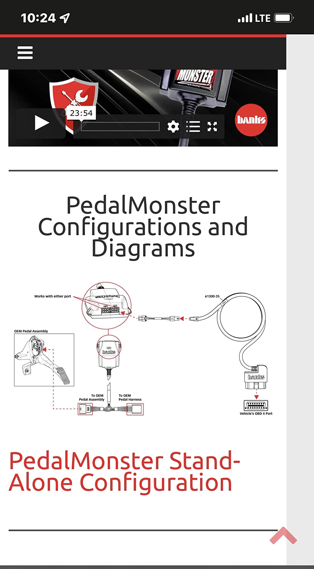 Banks Power 64311 Pedal Monster Kit Molex MX64 6 Way Stand Alone For Use With iDash 1.8 customer photo 2