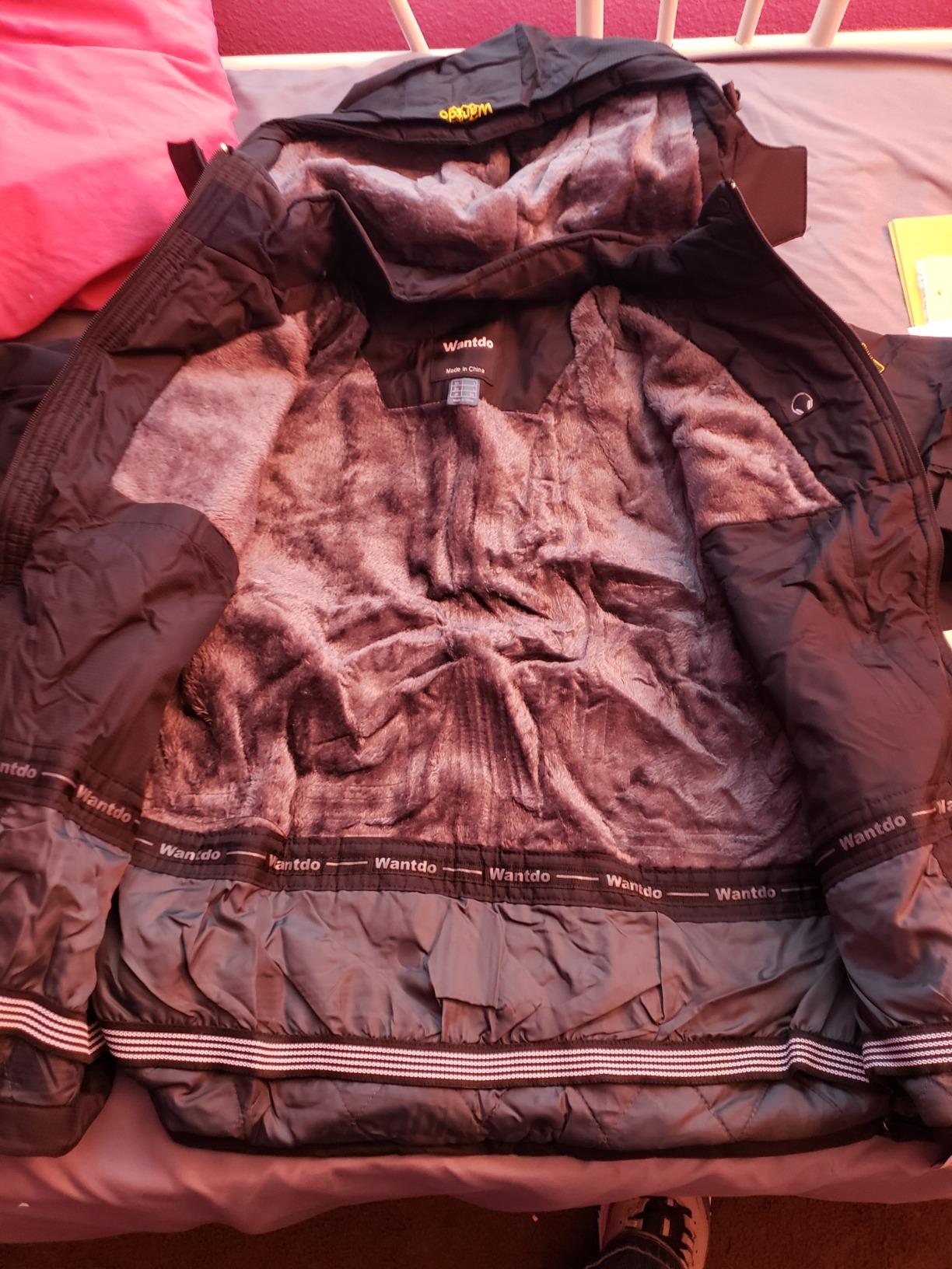 Wantdo Women's Mountain Waterproof Ski Jacket Windproof Rain Jacket Winter Warm Hooded Coat customer photo 2