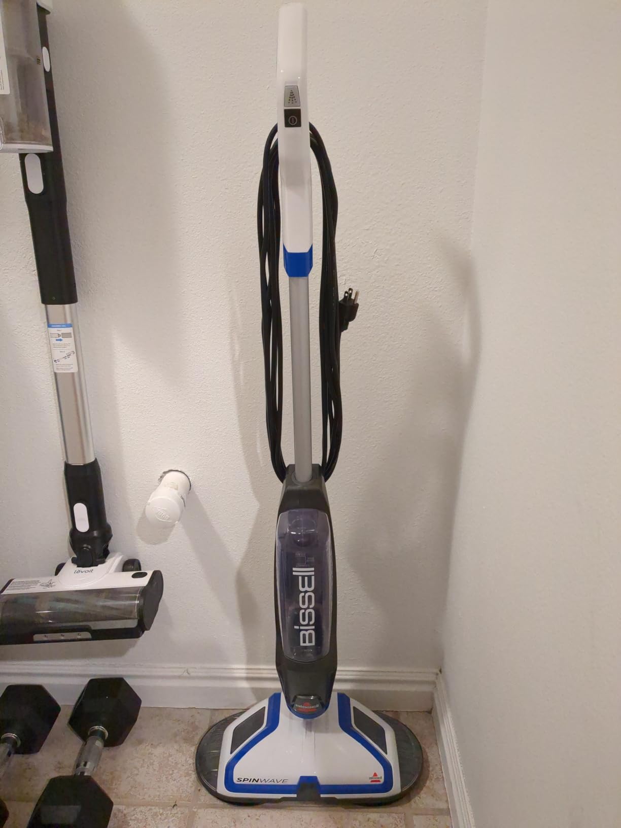 Bissell SpinWave Hard Floor Expert Corded Spin Mop Cleaner with Washable Mop Pads for Sealed Hard Floors, 20393 customer photo 1