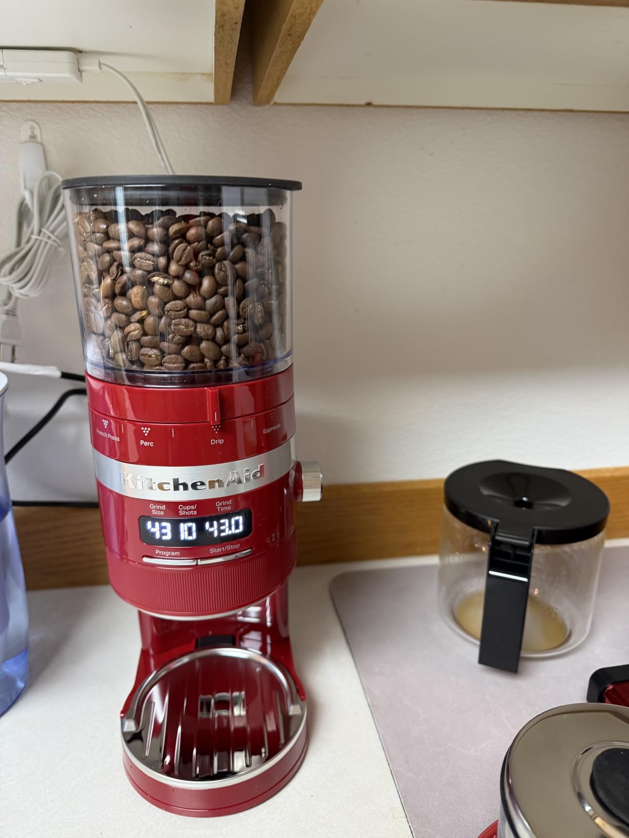 KitchenAid Burr Coffee Grinder, KCG8433, Onyx Black customer photo 1
