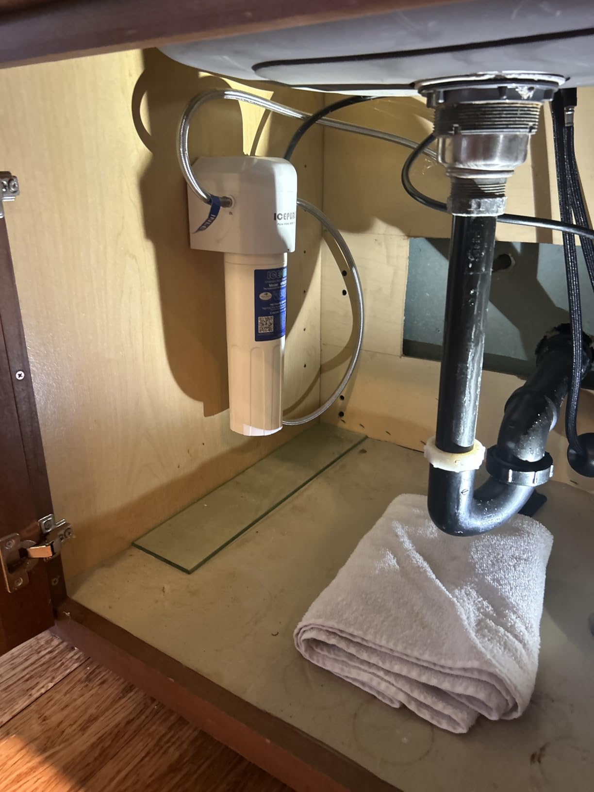ICEPURE Under Sink Water Filter System, 3 Years or 22000 Gallons Ultra High Life, NSF/ANSI 42 Certified, Removes Heavy Metals, Chlorine, Direct Connect customer photo 2