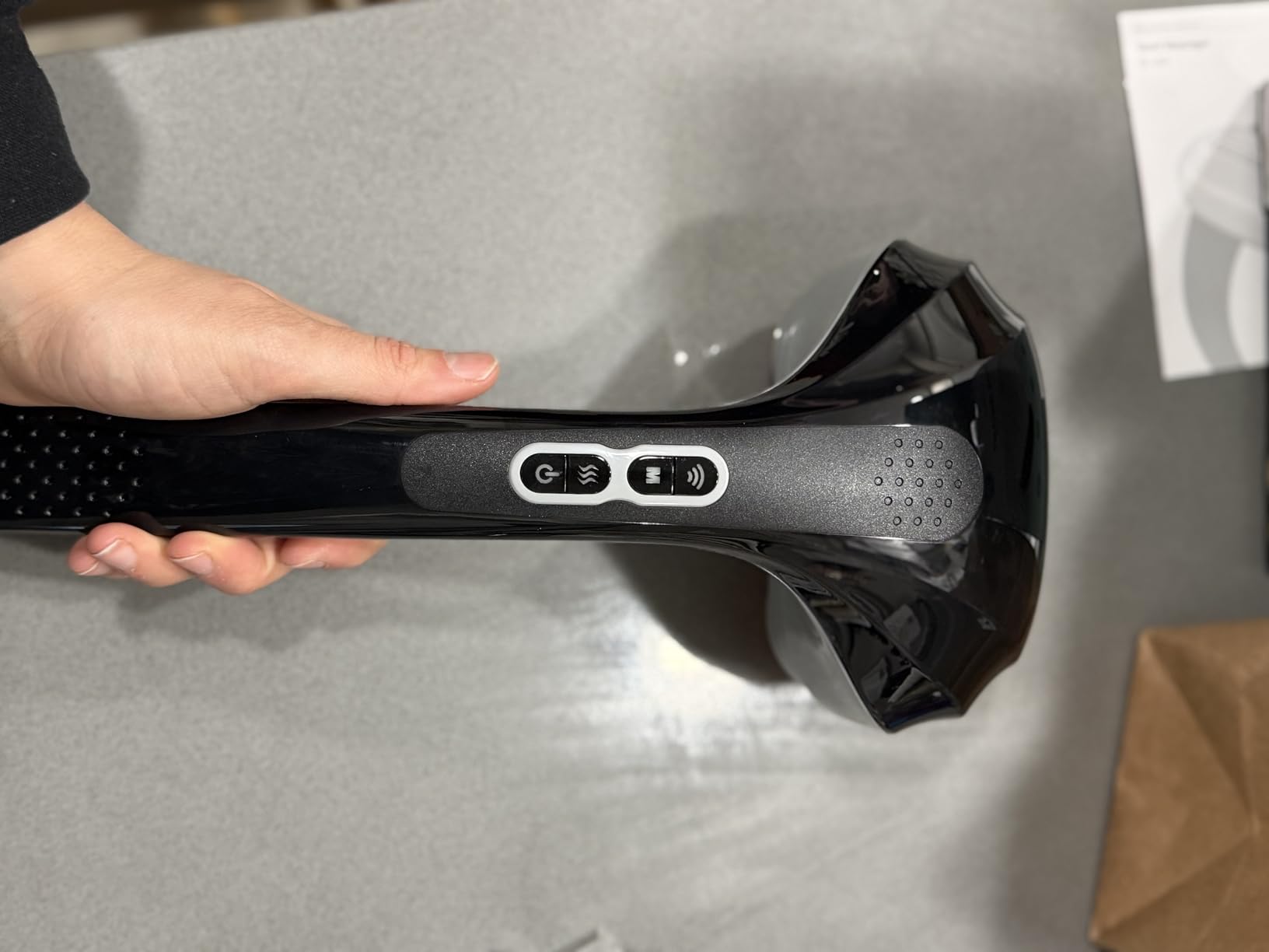 Snailax Cordless Handheld Back Massager with Heat, Deep Tissue Percussion Massager customer photo 1