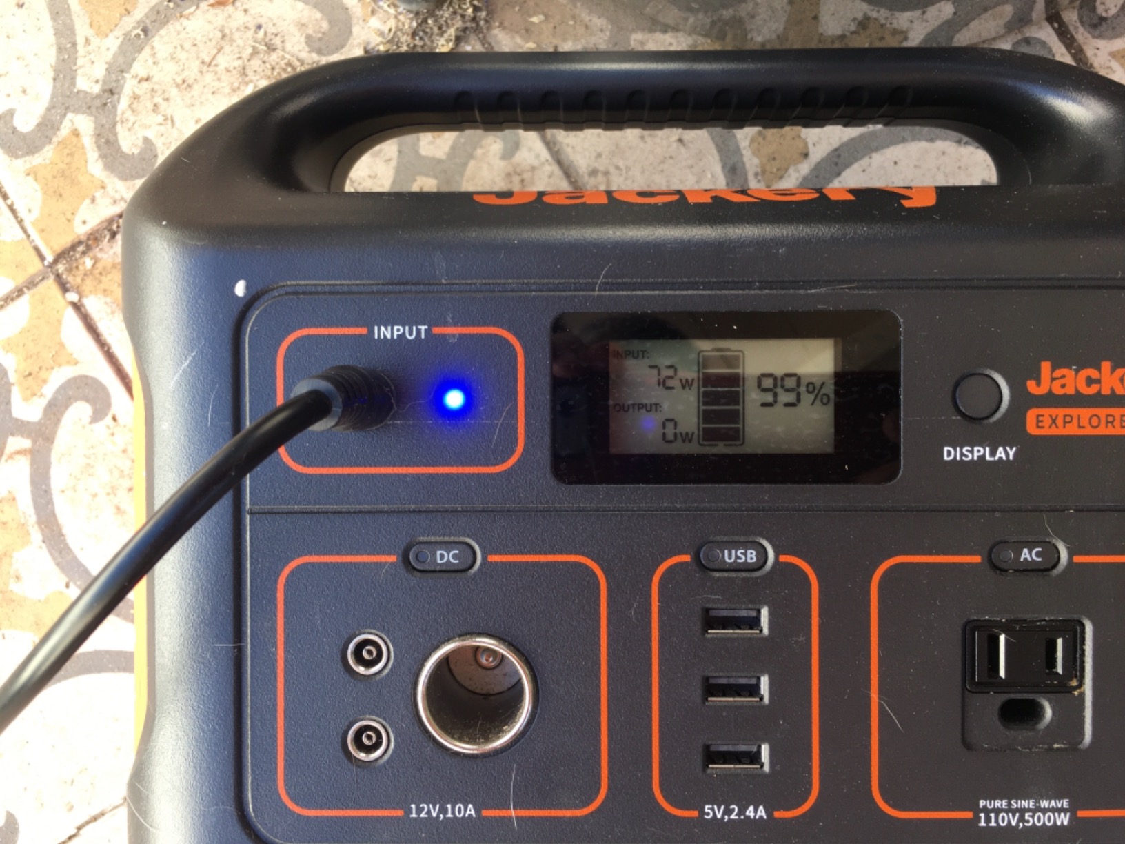 Jackery Explorer 500 v2 Portable Power Station with 100W Solar Panel, 512Wh LiFePO4 Battery, 500W AC (1000W Surge), Solar Generator for Camping, Home Backup, UPS, 14 lbs Lightweight(AC Cable Included) customer photo 2