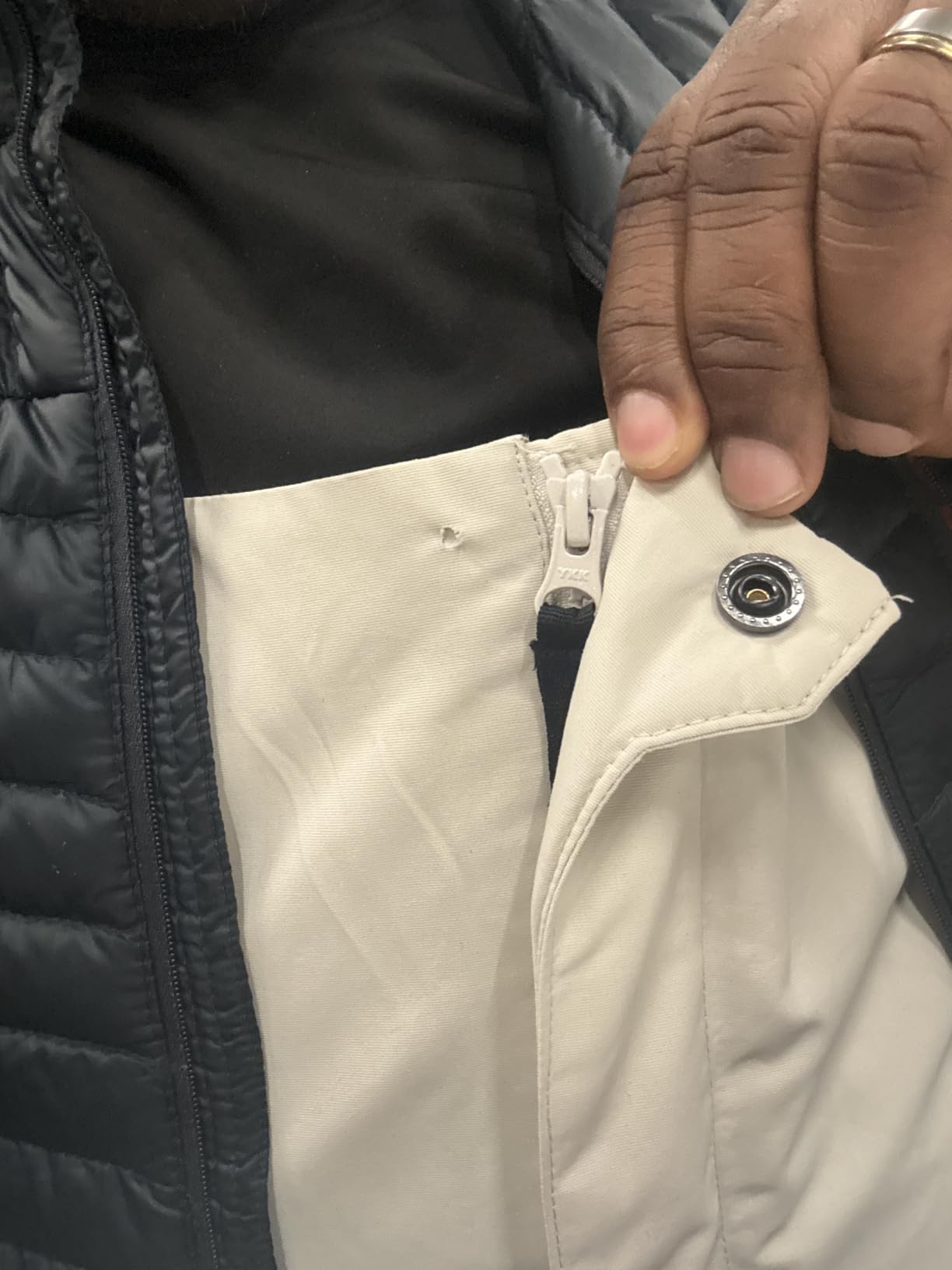 Men's Water-Resistant Insulated Snow Bib Overall customer photo 2
