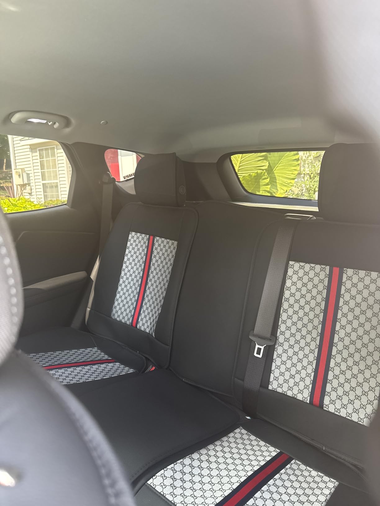 OASIS AUTO Car Seat Covers Full Set, Luxury Stylish Waterproof Faux Leather, Universal Fit for SUV, Sedan, Pick-up Truck, Automotive Interior Protectors (OS-007 Brown) customer photo 2