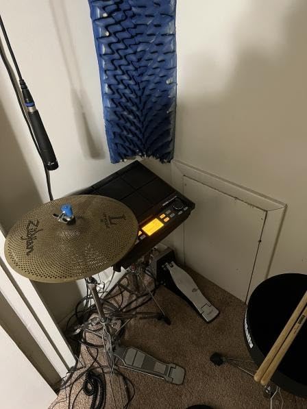 PD705 Percussion Sample Multipad, Electric Drum Pad with 9 Velocity-Sensitive Pads, 592 Sounds, Built-in Effecter, Looper, USB/MIDI customer photo 1