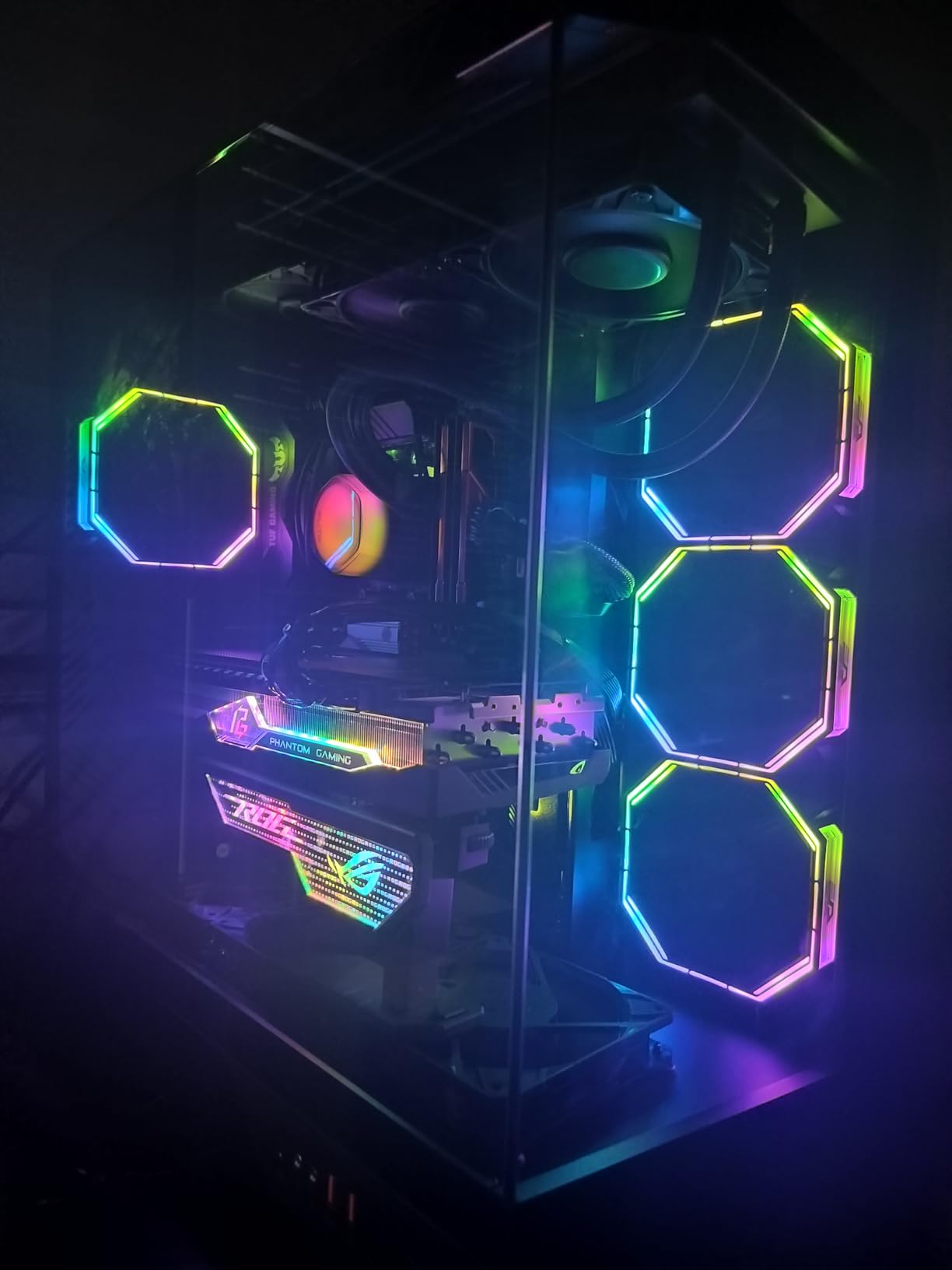 Cooler Master Elite Liquid 240 CPU AIO Cooler - 240mm Radiator, 2X ARGB PWM Fans, Dual-Chamber Pump Design, Ultra-Quiet High-Performance Cooling, AMD AM5/AM4 & Intel LGA 1851/1700, Black customer photo 1