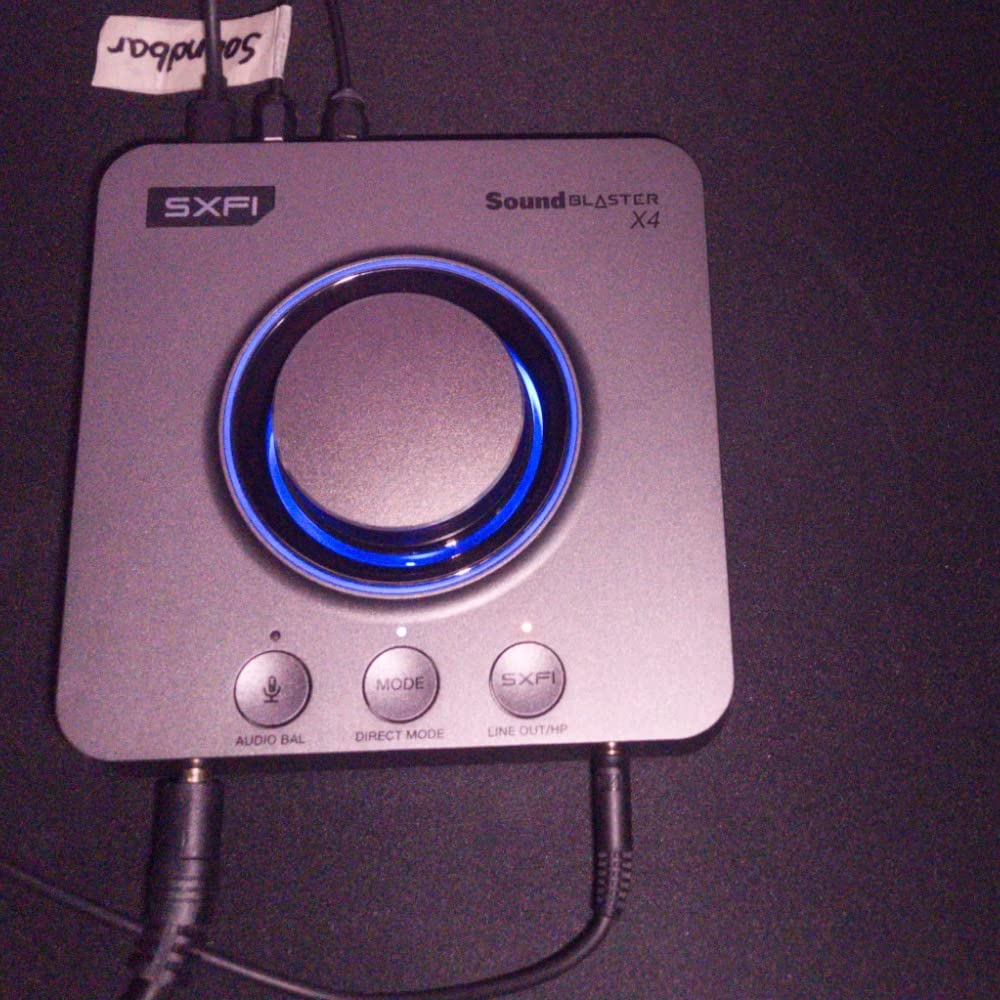 Sound Blaster X4, External USB DAC & Headphone Amp, 7.1 Surround, Dolby Audio, Multi-Device, Audio Control, USB Audio customer photo 1
