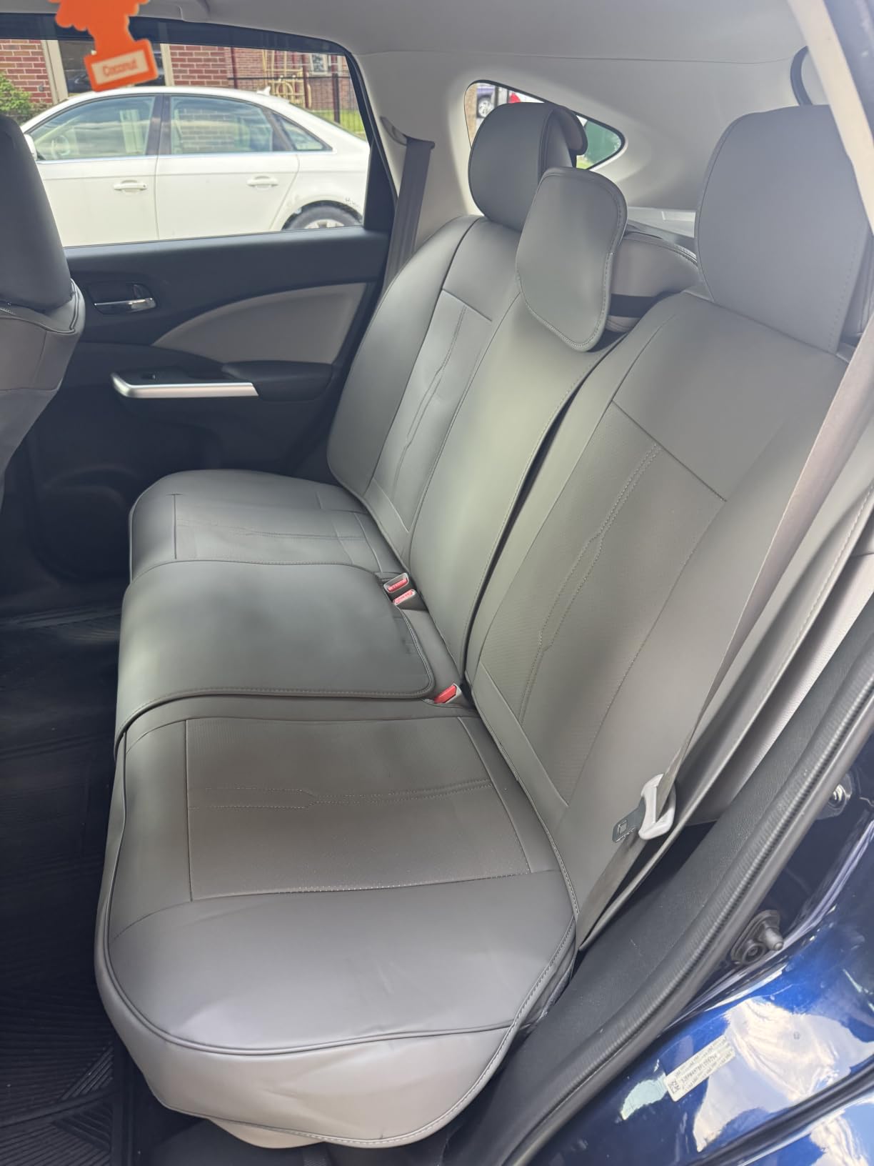 NS YOLO Universal Fit Full Coverage Leather Car Seat Covers for Cars,SUVs and Pick-up Trucks, Car Seat Protector,Automotive Seat Covers Full Set,Car Seat Cushion,Black Seat Cover for 5 Seats customer photo 1