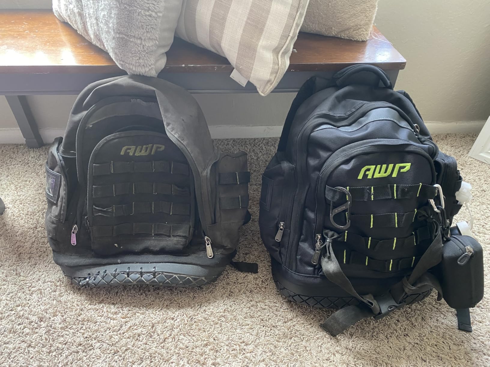 AWP Extreme Tool Backpack, 23 Tool Storage Pouch Pockets, Rugged Polyester Jobsite Backpack with Waterproof Molded Bases customer photo 1