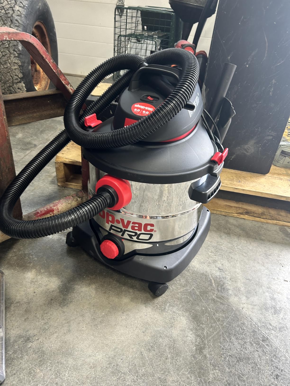 Shop-Vac 12 Gallon 6.0 Peak HP Wet/Dry Vacuum, Stainless Steel Tank customer photo 1
