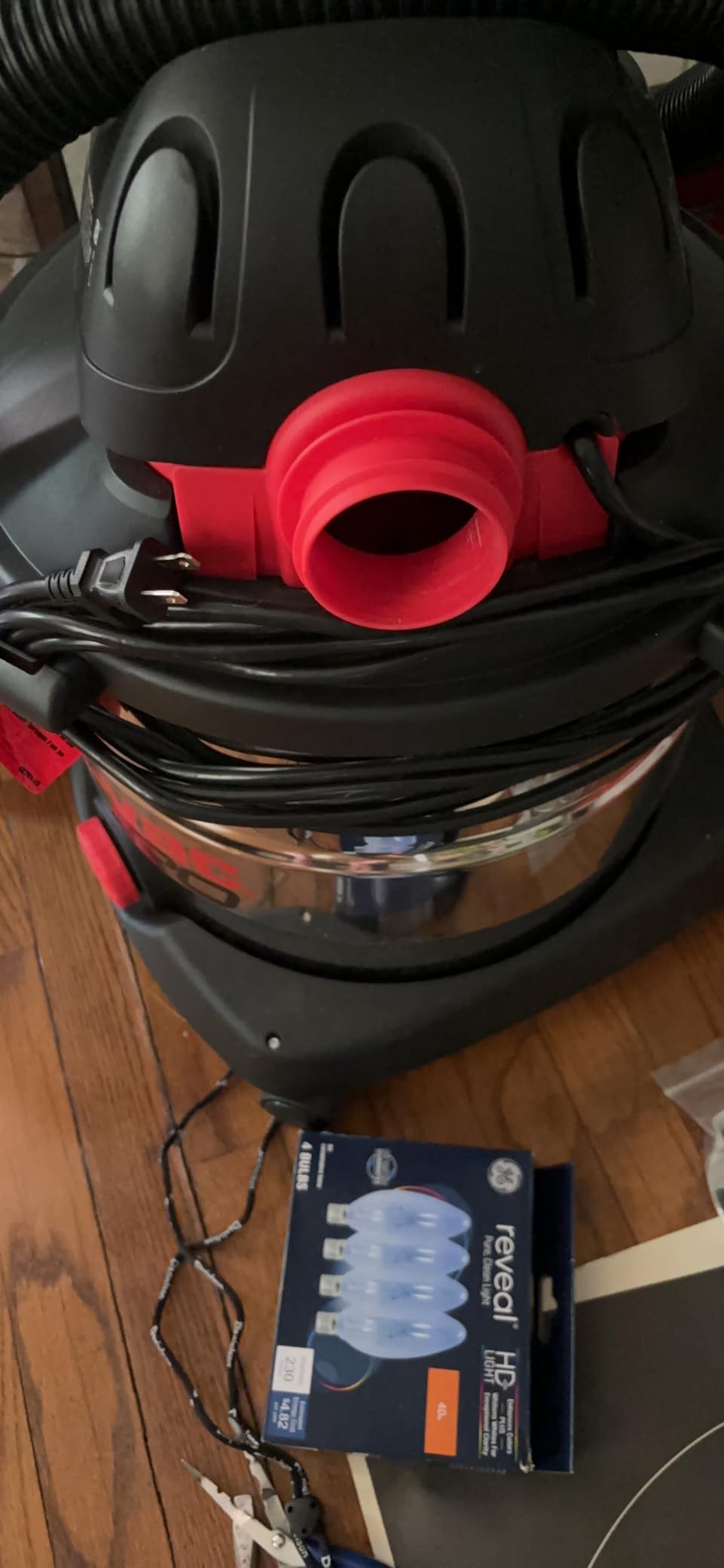 Shop-Vac 12 Gallon 6.0 Peak HP Wet/Dry Vacuum, Stainless Steel Tank customer photo 2