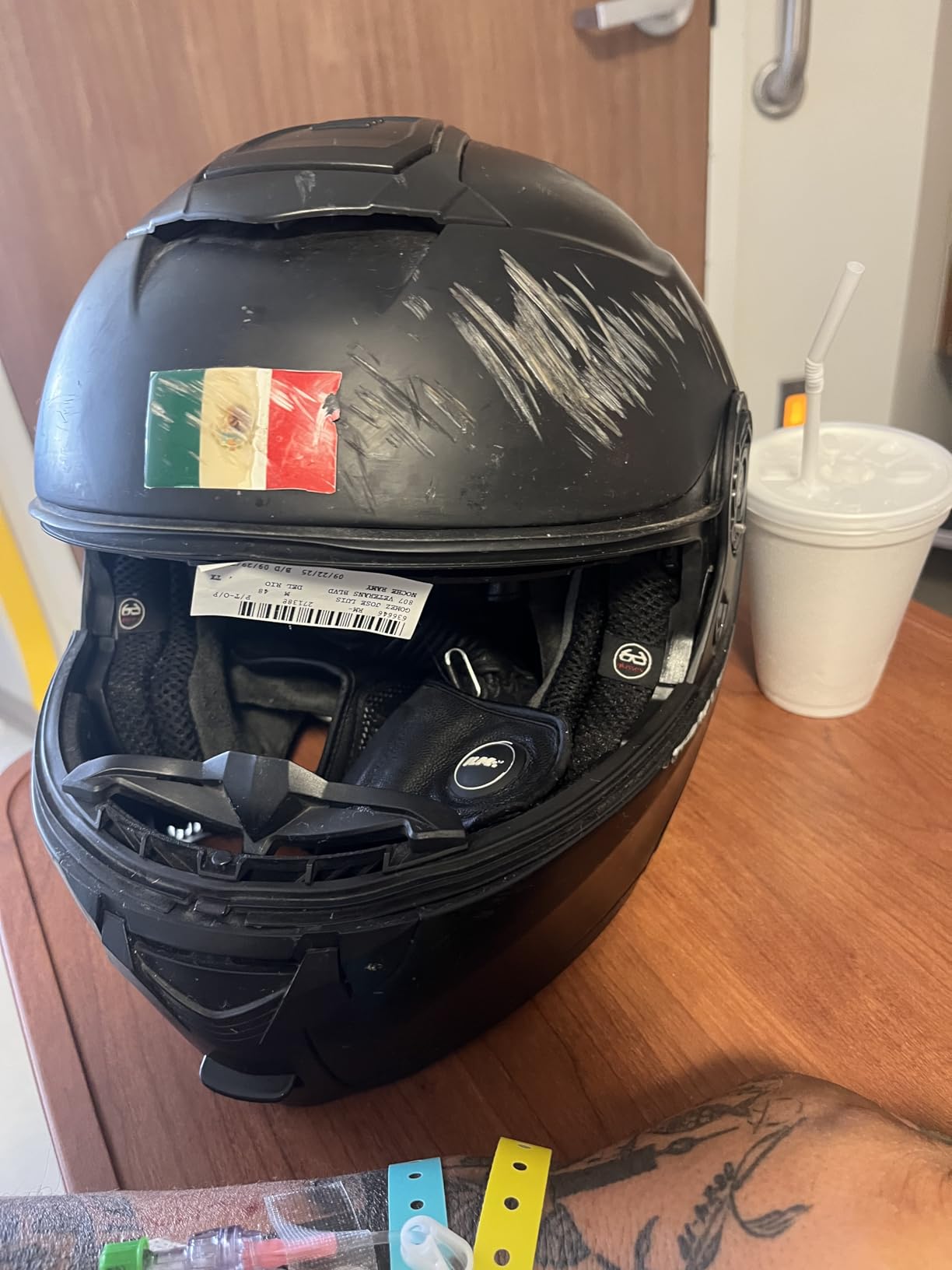 ILM Adult Motorcycle Modular Full Face Helmet Flip up Dual Visor DOT Approved Model 159 (Matte Black, XX-Large) customer photo 2