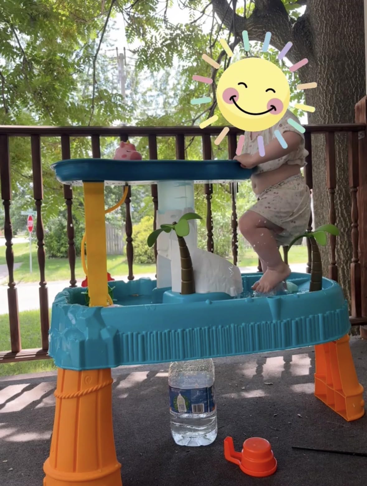 Little Tikes Waterfall Island Water Table (Amazon Exclusive) Activity Playset with Accessories, Outdoor, for Boys and Girls Ages 2-5 Years customer photo 1