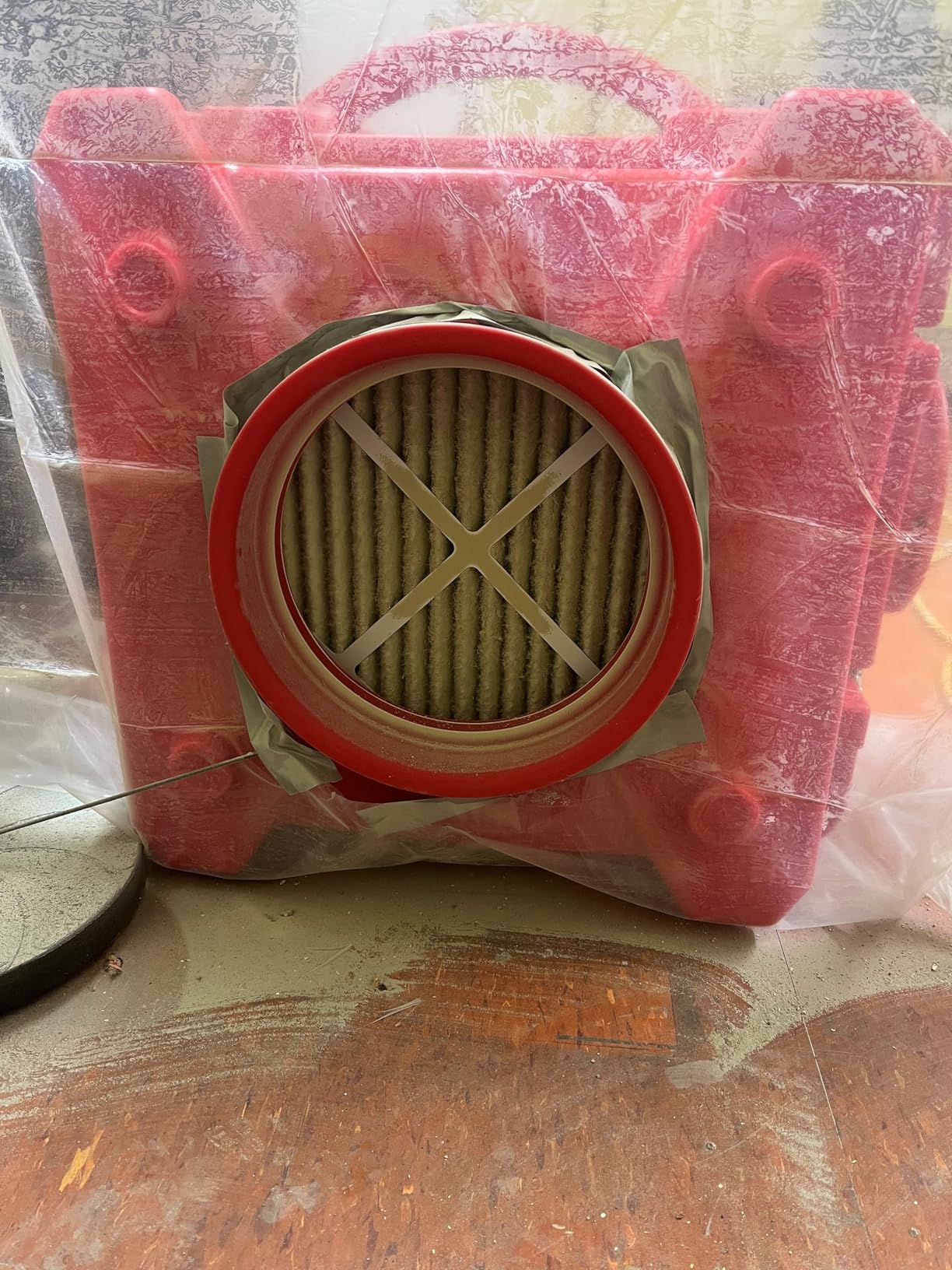 MOUNTO HEPA500 Commercial 500cfm Air Purifier Hepa Air Scrubber Negative Air Machine Roto-Molded (Grey) customer photo 1