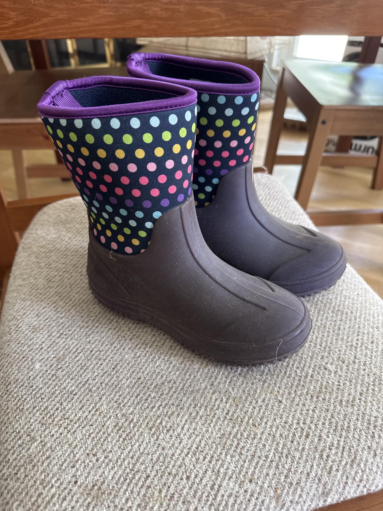 Kids Freestyle Neoprene Outdoor Boot, Lightweight, Kid Friendly for Boys and Girls Waterproof Boot for Rain, Mud, Cold Weather, Snow customer photo 1