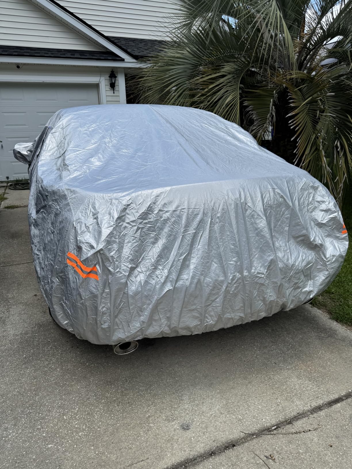 EzyShade 10-Layer SUV Car Cover Waterproof All Weather. See Vehicle Size-Chart for Accurate Fit. Outdoor Full Exterior Covers for Automobiles Heavy Duty Tarp Jeep Rav4 CRV. Size S3 (See SizeChart) customer photo 2