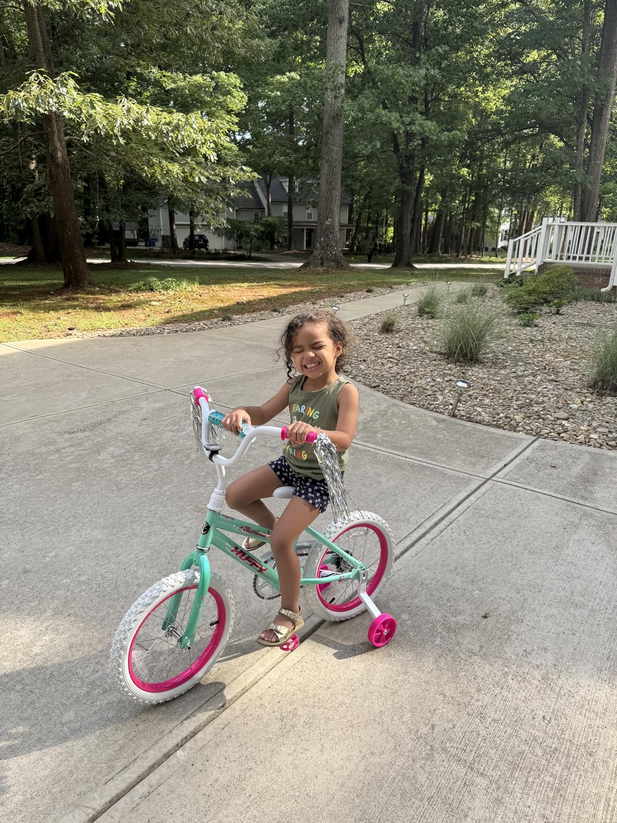 Huffy Illuminate Bike for Girls, 12/16/20 Inch Size Options, Ages 3+ Years Old, Removable Training Wheels, Multiple Color Options, Easy Assembly, Adjustable Seat, Durable customer photo 1