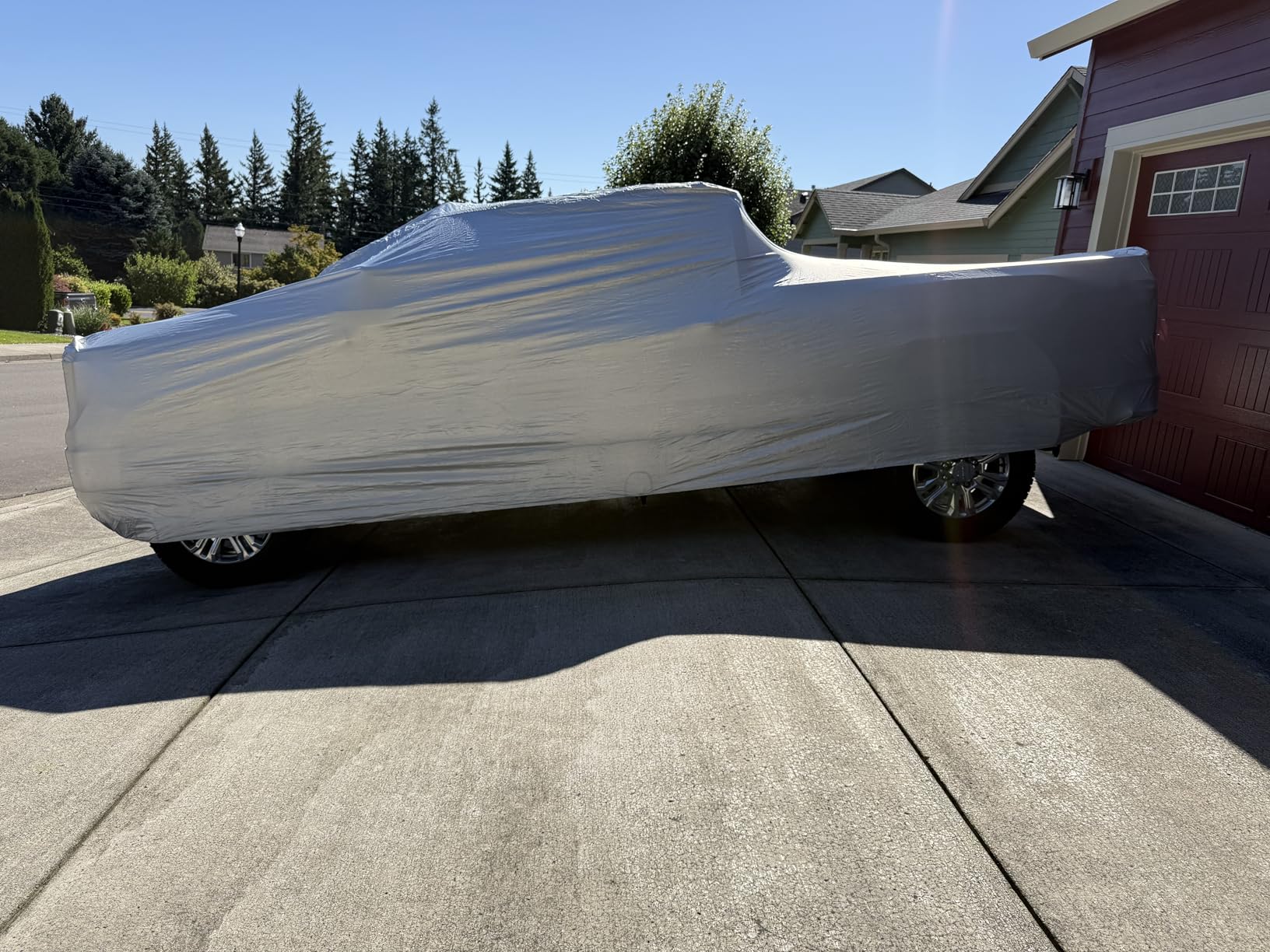 Kayme 10 Layers Car Cover for Automobiles Waterproof All Weather [See Vehicle Size Chart for Accurate Fit] Heavy Duty Full Exterior Cover Outdoor Sun Rain Snow UV Protection. Size A4 (See Size Chart) customer photo 1