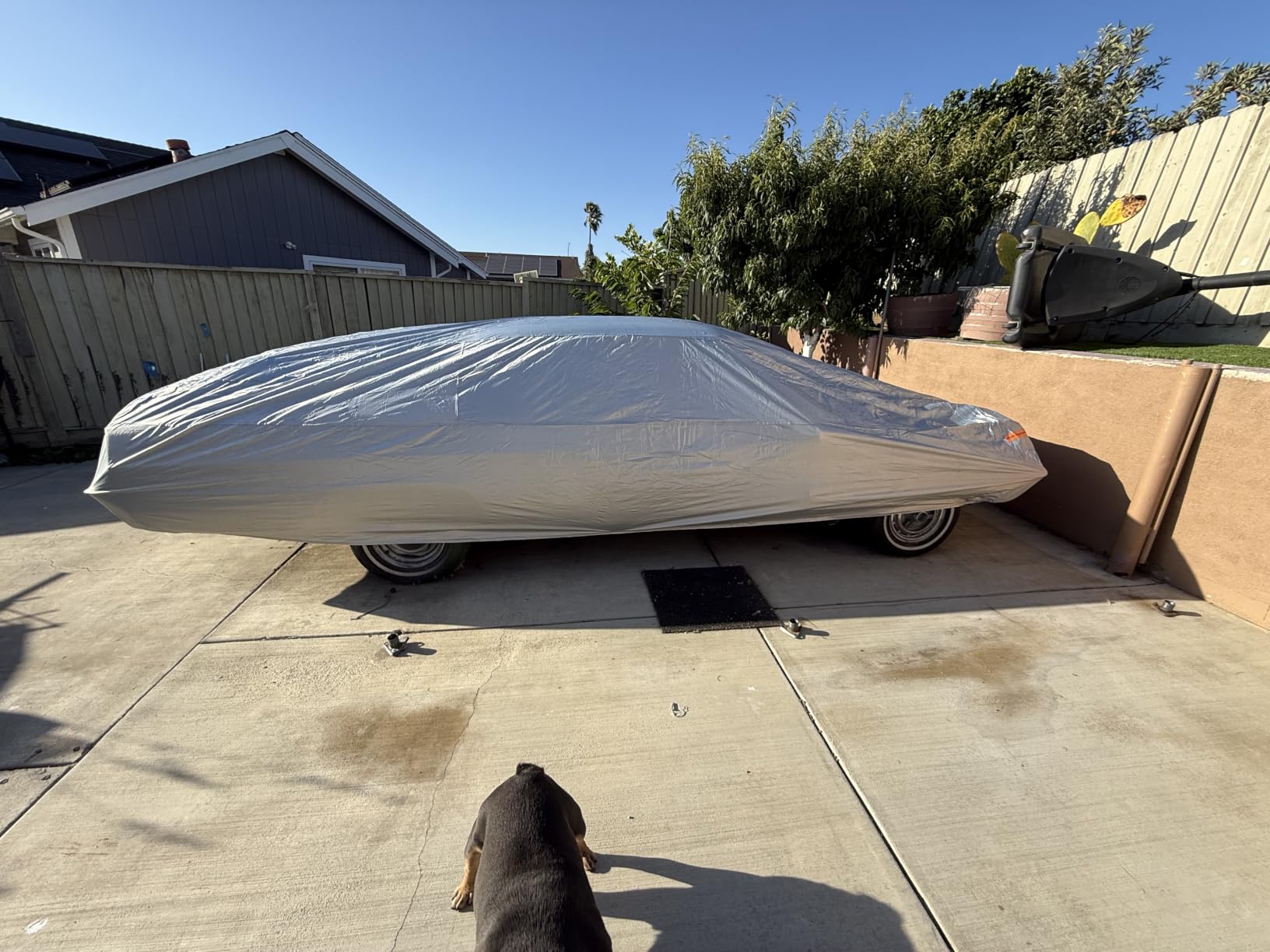 Kayme 10 Layers Car Cover for Automobiles Waterproof All Weather [See Vehicle Size Chart for Accurate Fit] Heavy Duty Full Exterior Cover Outdoor Sun Rain Snow UV Protection. Size A4 (See Size Chart) customer photo 2