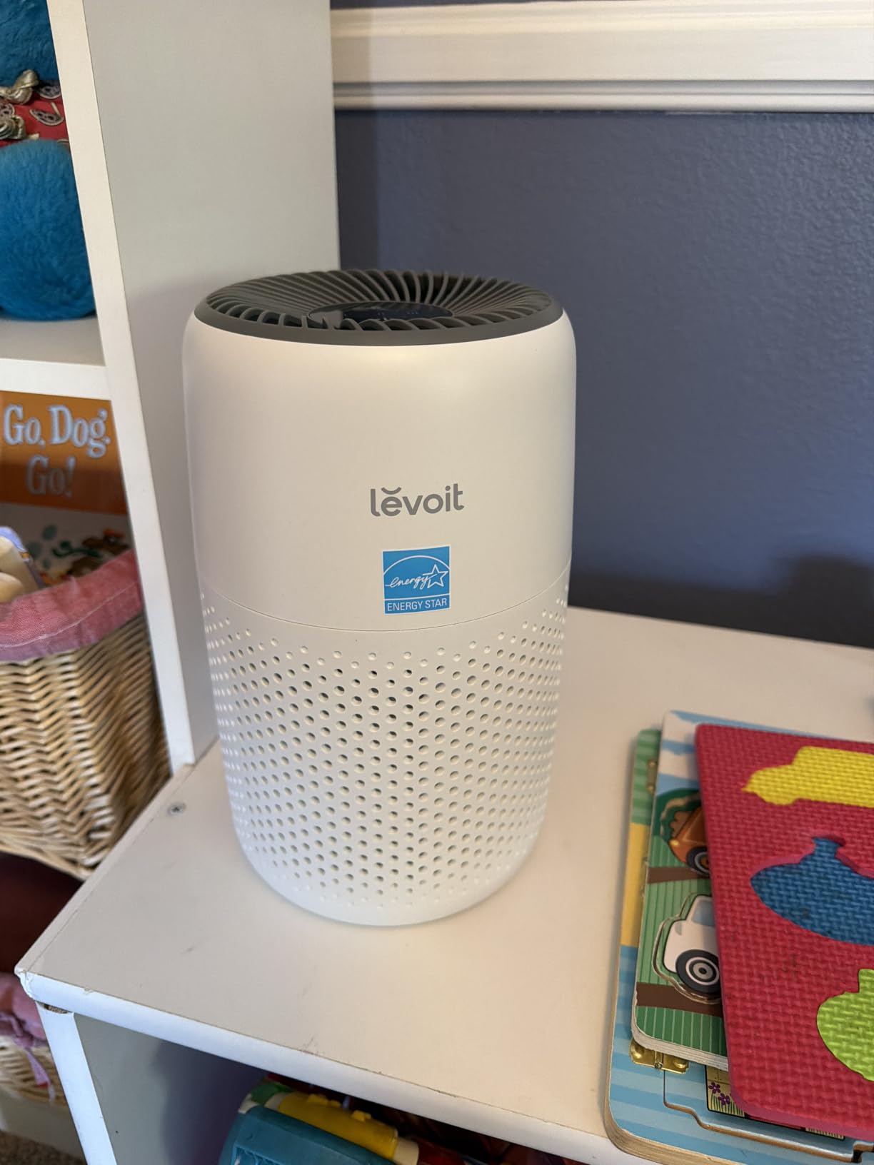 Levoit Air Purifiers for Bedroom Home Pets Dorm Room, Small Air Purifiers | Filter Cleaner with Fragrance Sponge, Filters Smoke, Allergens, Pet Dander, Odor, Dust, Office, Desktop, Core Mini-P, White customer photo 1