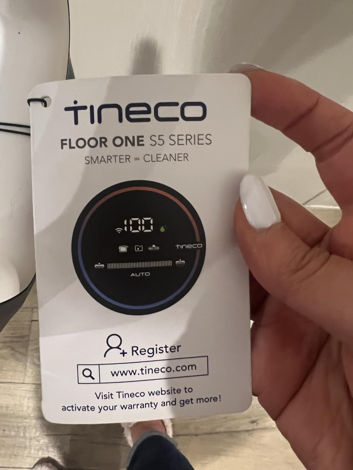 Tineco Floor ONE S5 Smart Cordless Wet Dry Vacuum Cleaner and Mop for Hard Floors, Digital Display, Long Run Time, Great for Sticky Messes and Pet Hair, Blue customer photo 2